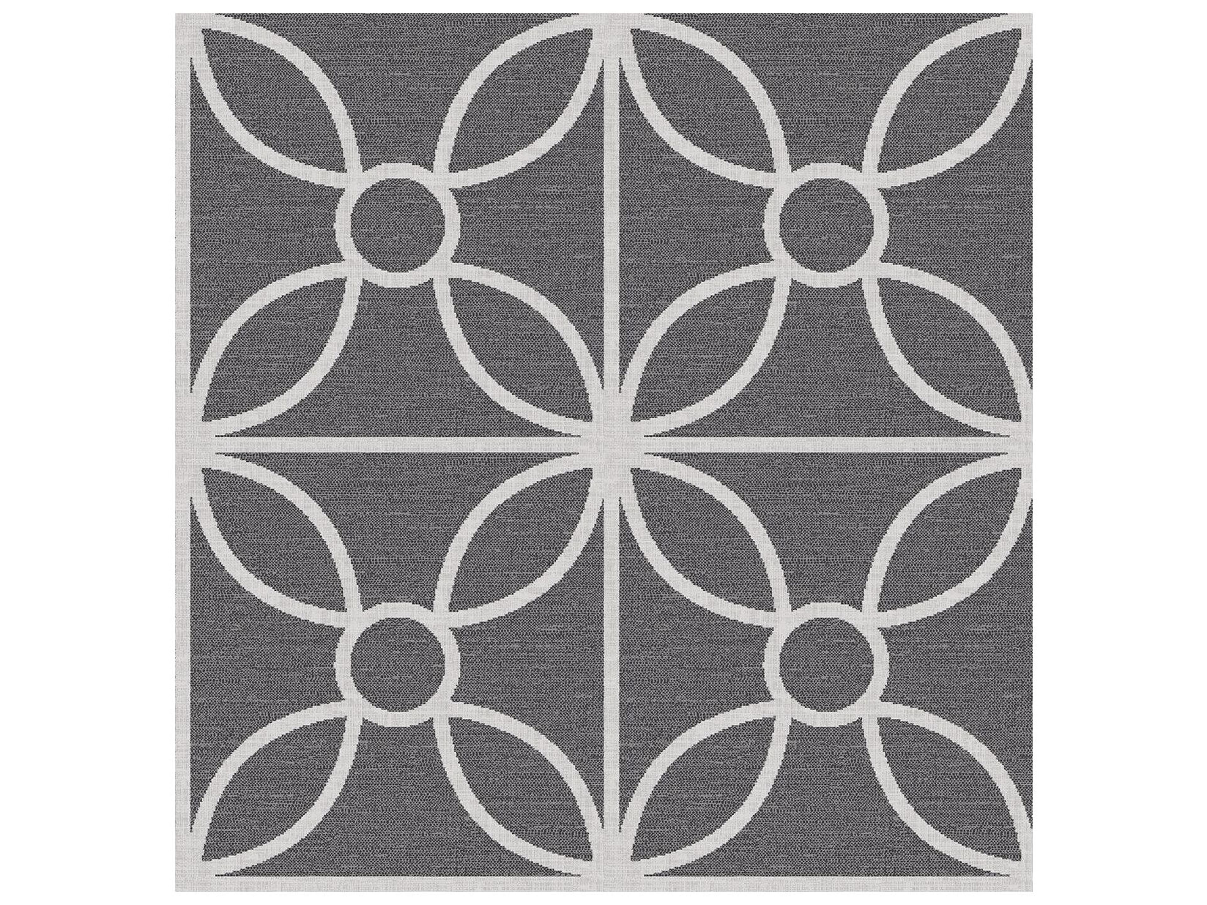 A-street Prints Savvy Black Geometric Wallpaper