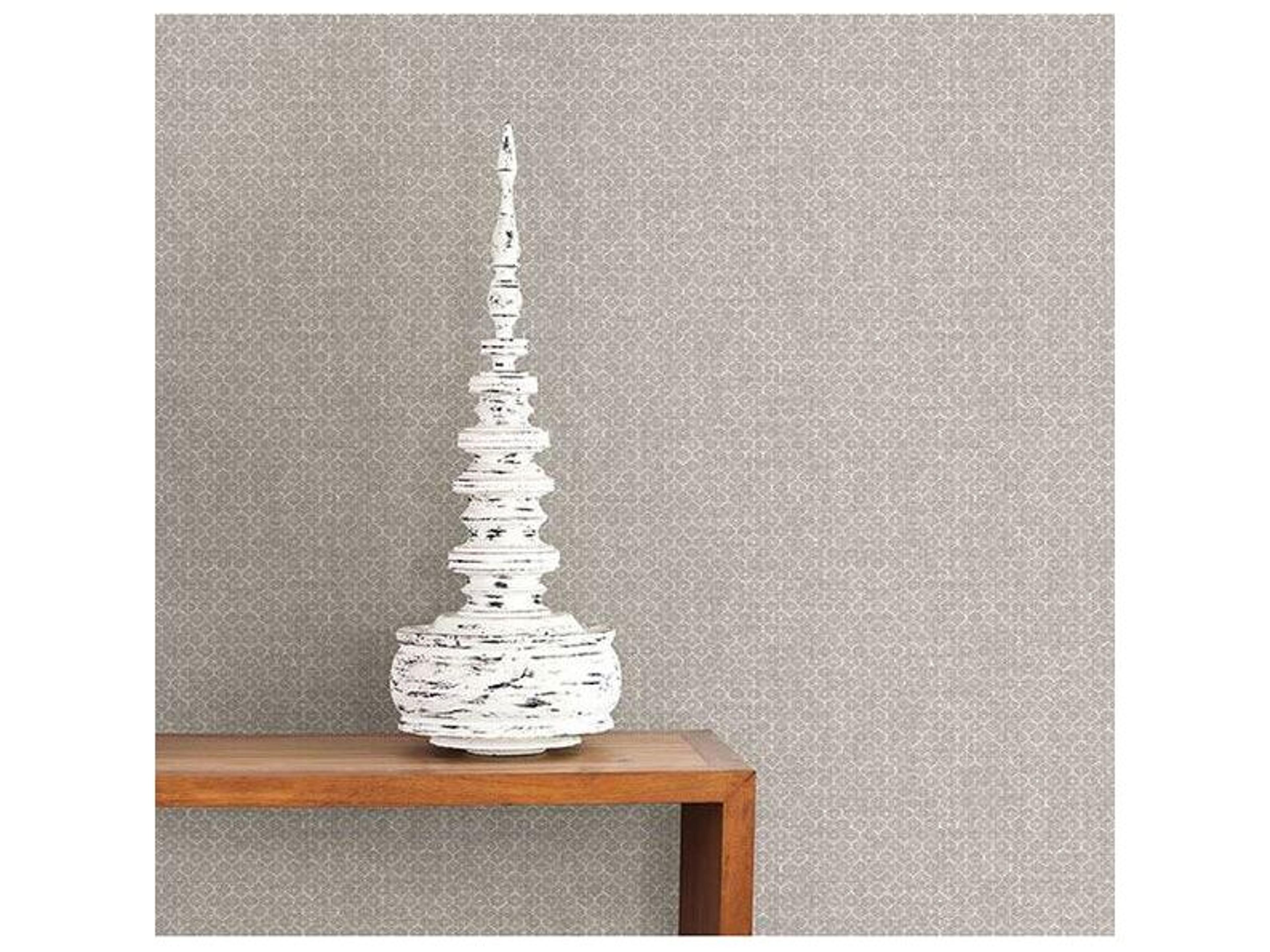 Brewster Home Fashions Texture Trends Ii Hip Grey Ogee Wallpaper