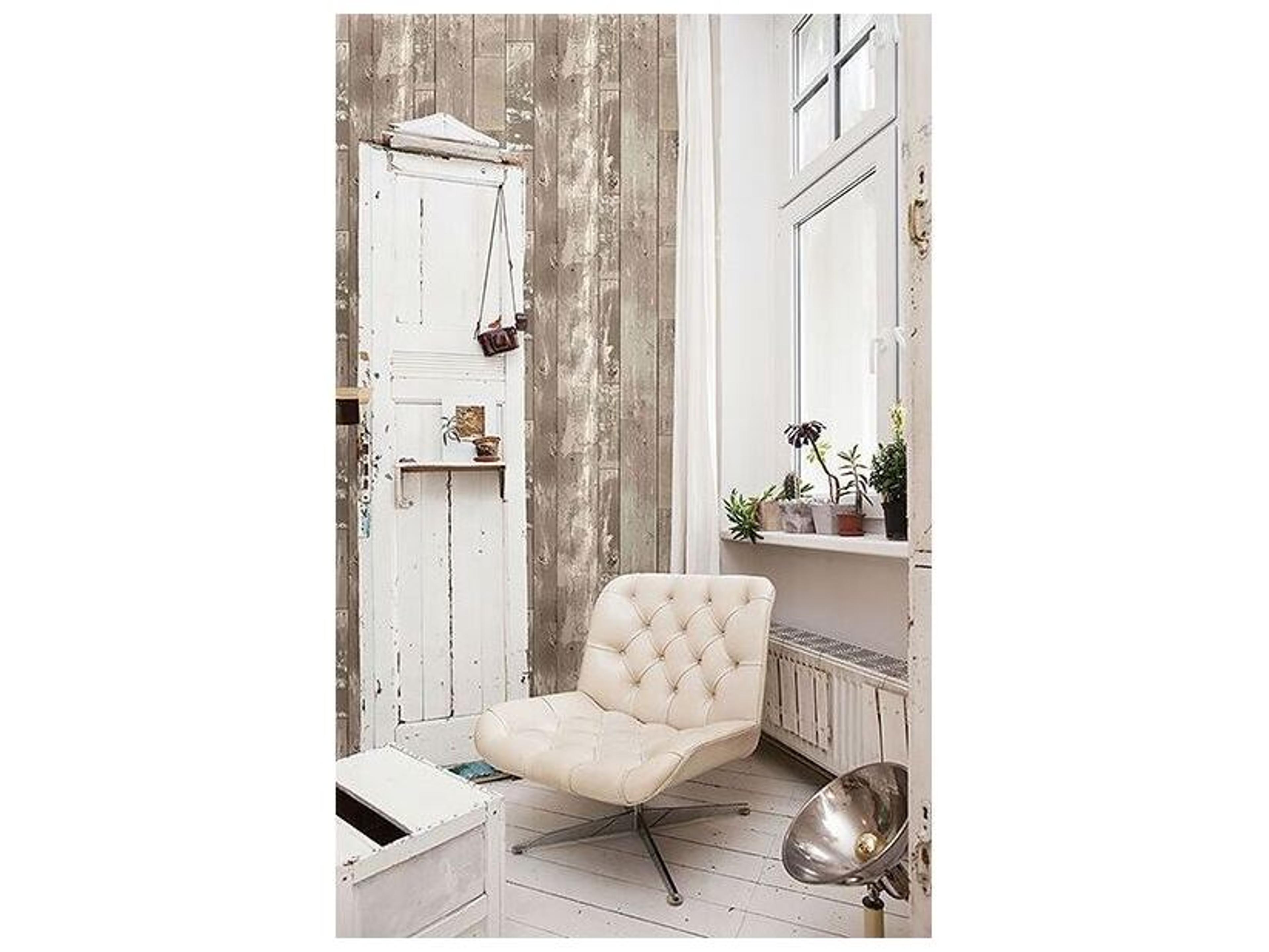 Brewster Home Fashions Texture Trends Ii Heim Taupe Distressed Wood Panel Wallpaper