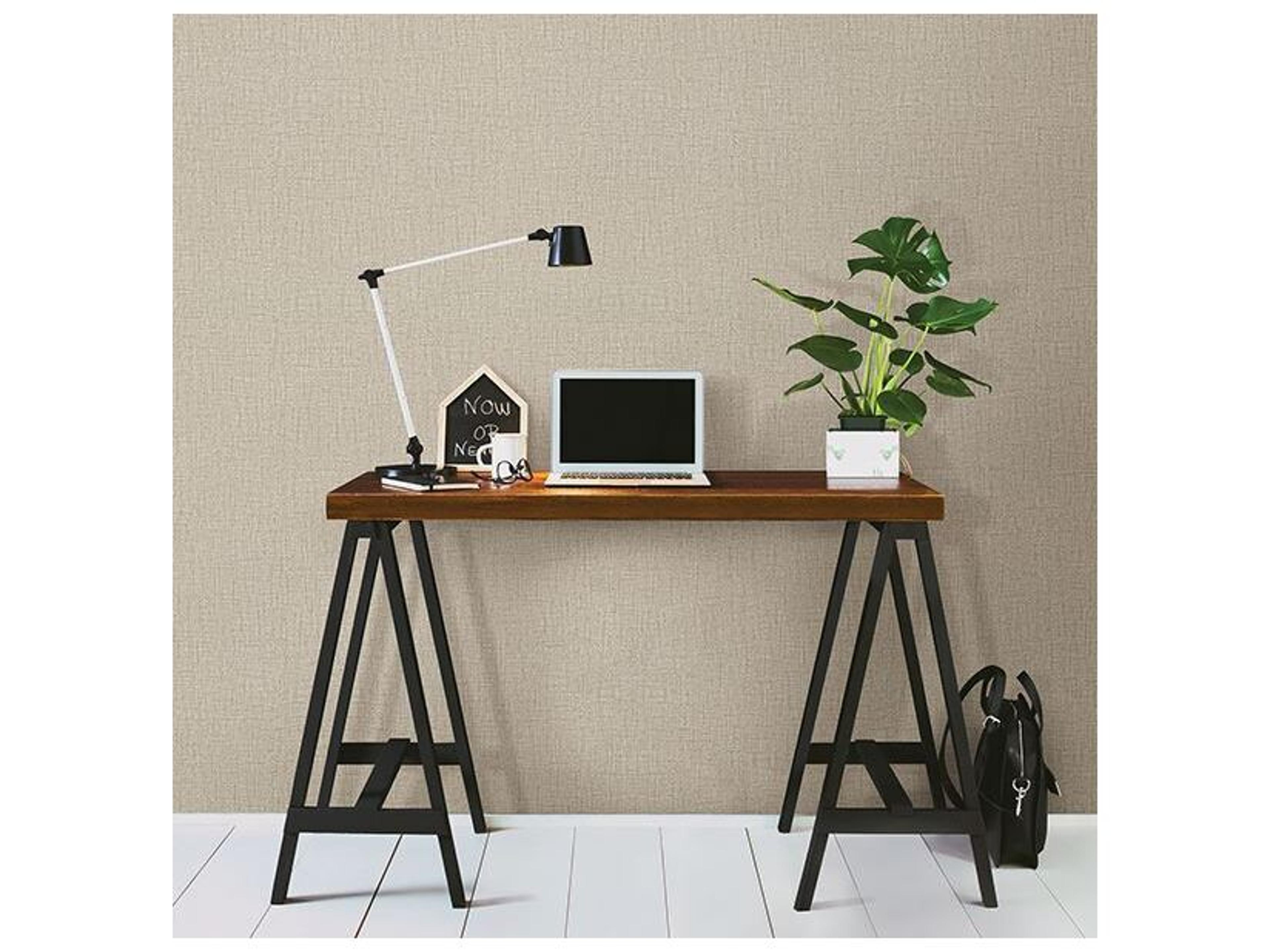 Brewster Home Fashions Warner Textures Halin Khaki Cross Hatch Wallpaper