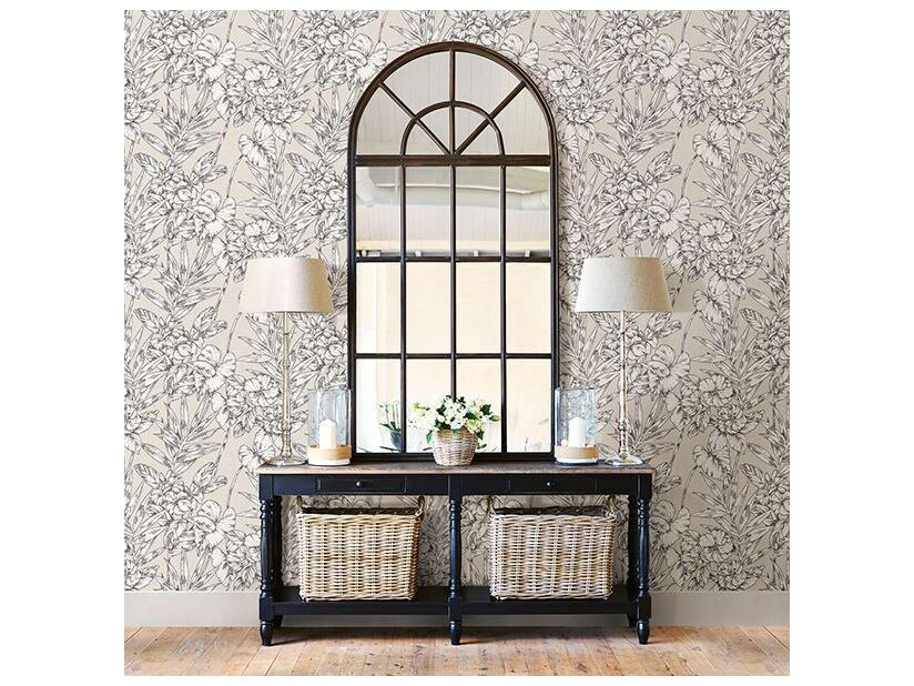 Brewster Home Fashions A-street Prints Fiji Beige Floral Wallpaper