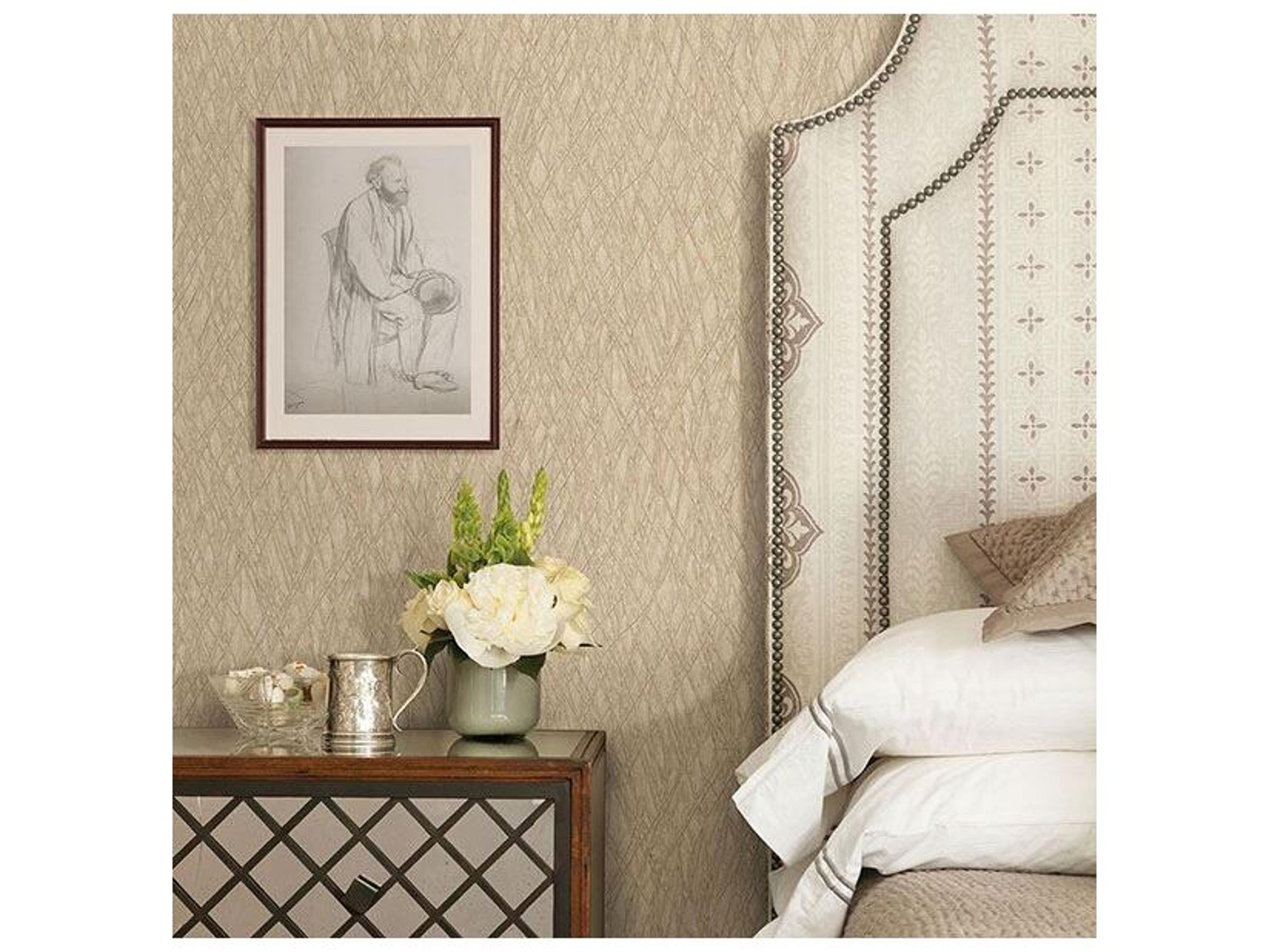 Brewster Home Fashions Warner Textures Allegro Bronze Embossed Wallpaper