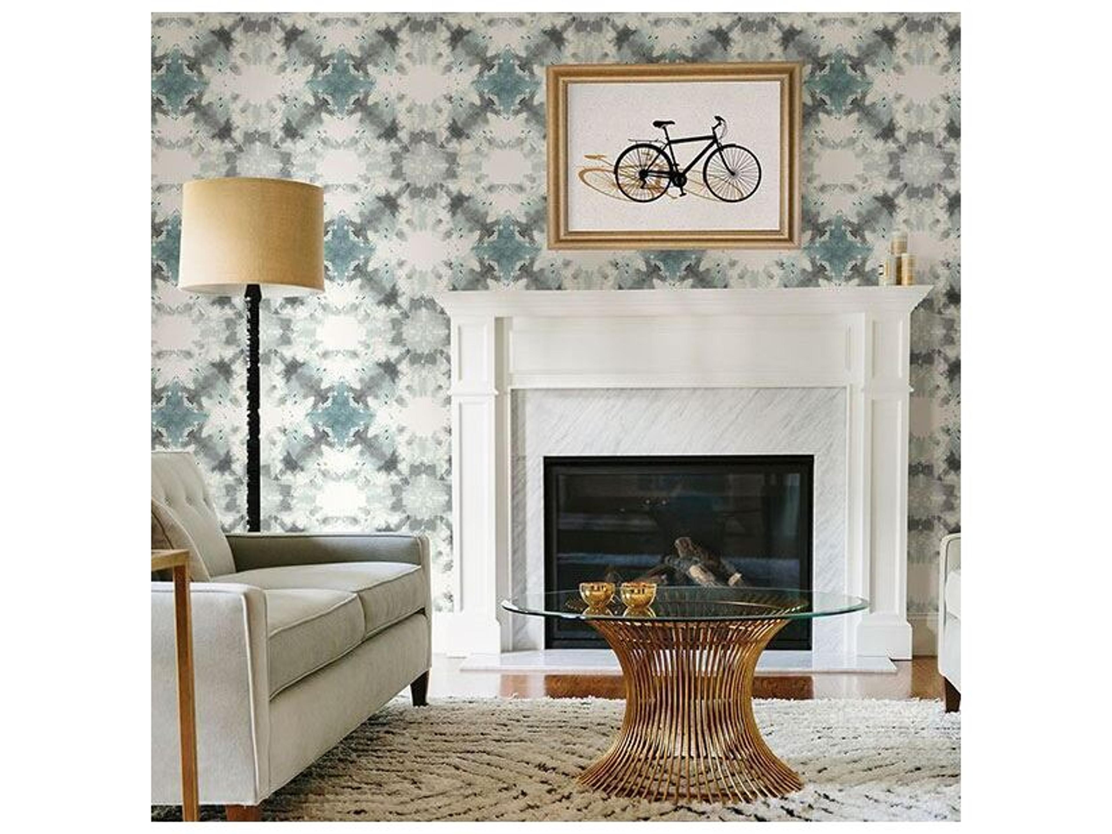 Brewster Home Fashions A-street Prints Mysterious Teal Abstract Wallpaper