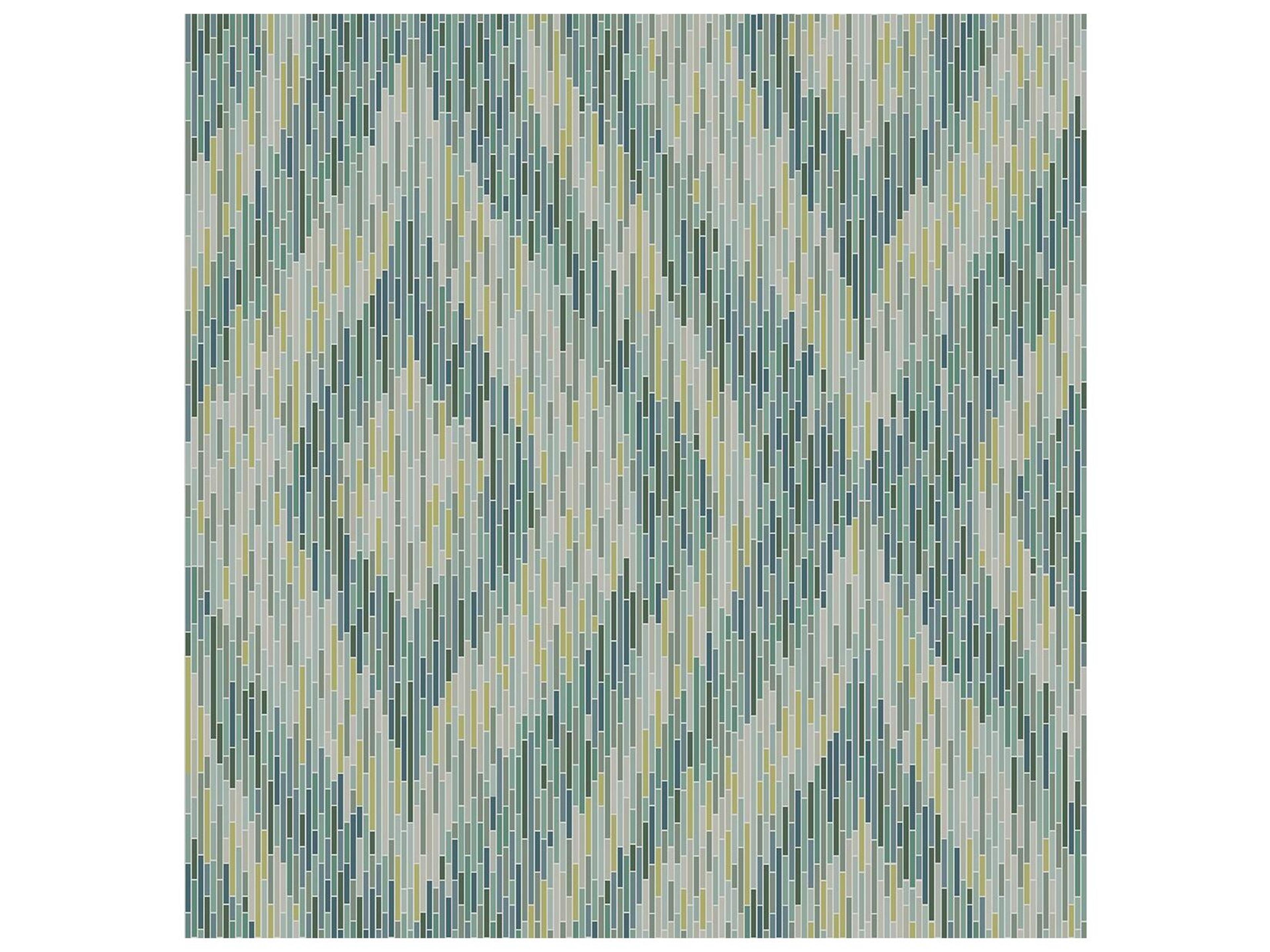 A-Street Prints Moonlight Ethereal Green Ogee Unpasted Wallpaper