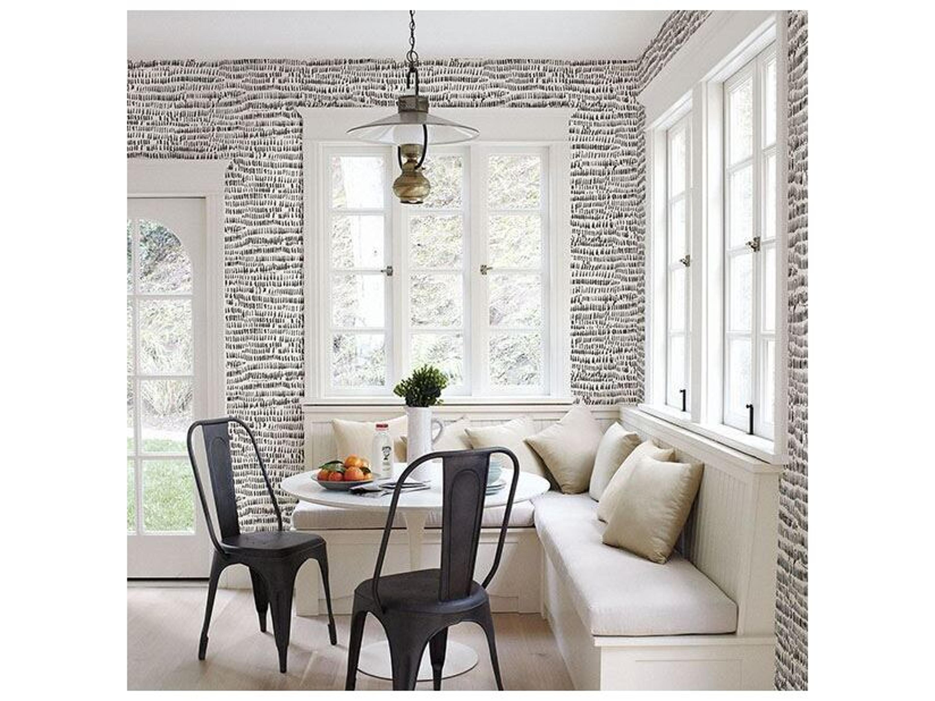 Brewster Home Fashions A-street Prints Runes Charcoal Brushstrokes Wallpaper