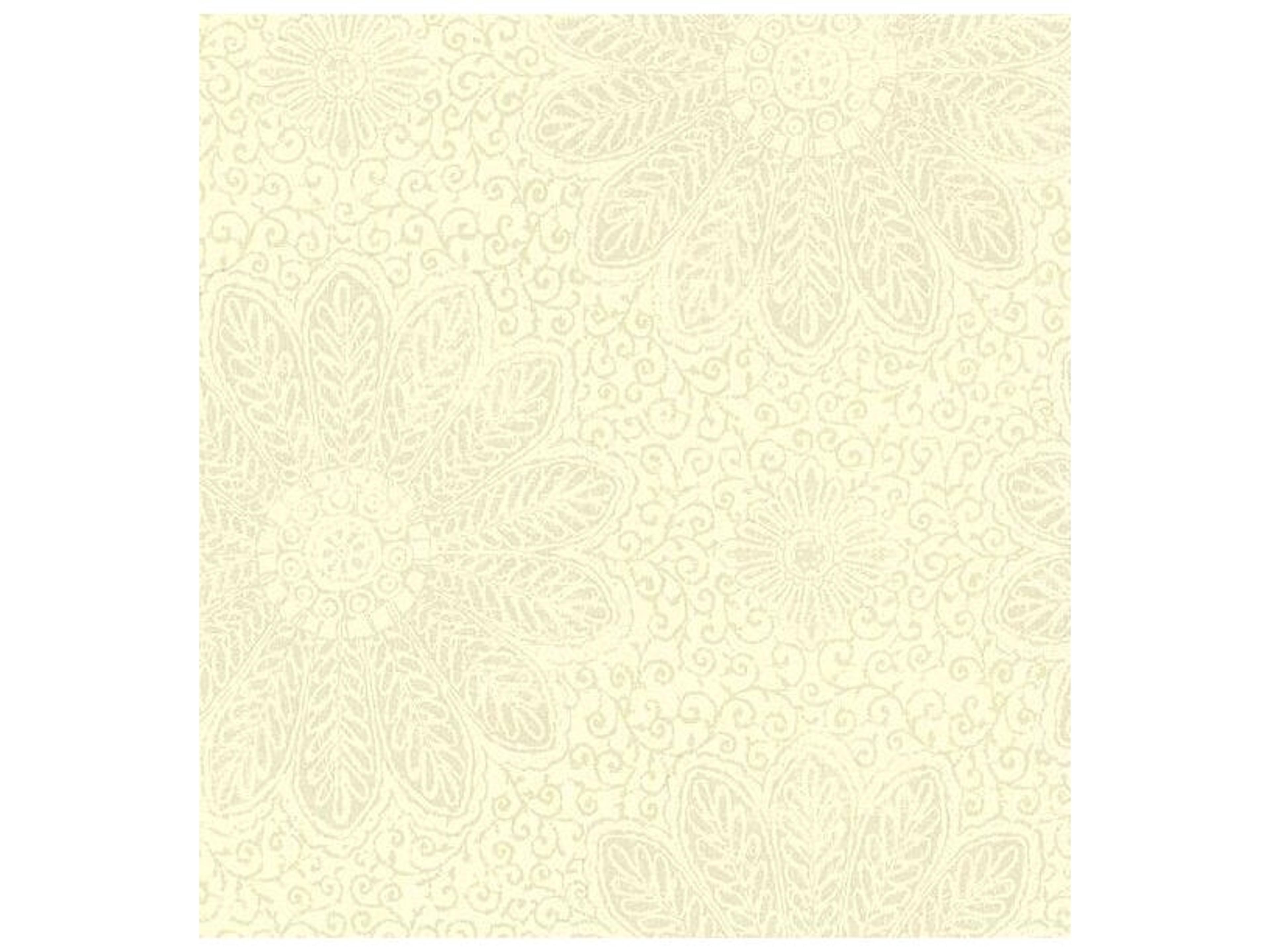 Kitchen & Bath Essentials Oxalis Neutral Floral Scroll Wallpaper