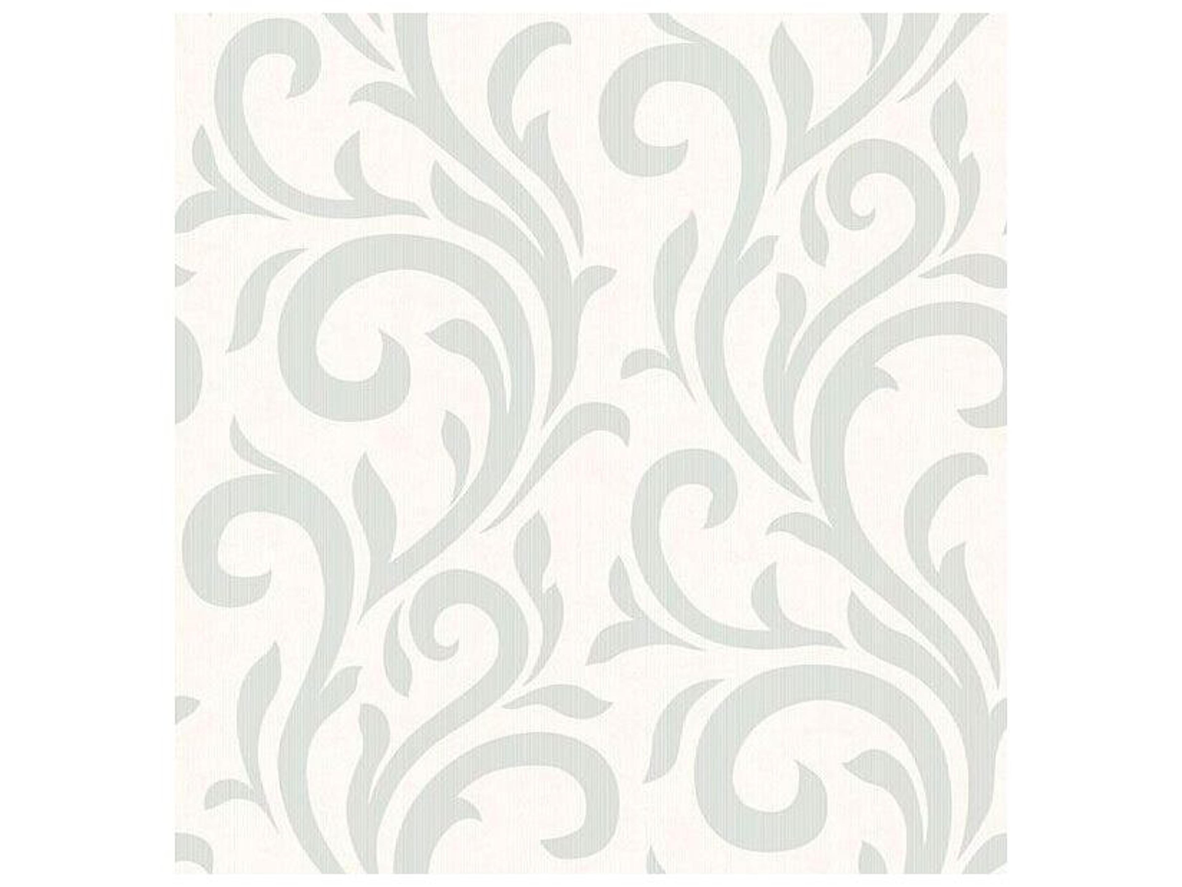 Kitchen & Bath Essentials Bletilla Teal Scroll Wallpaper