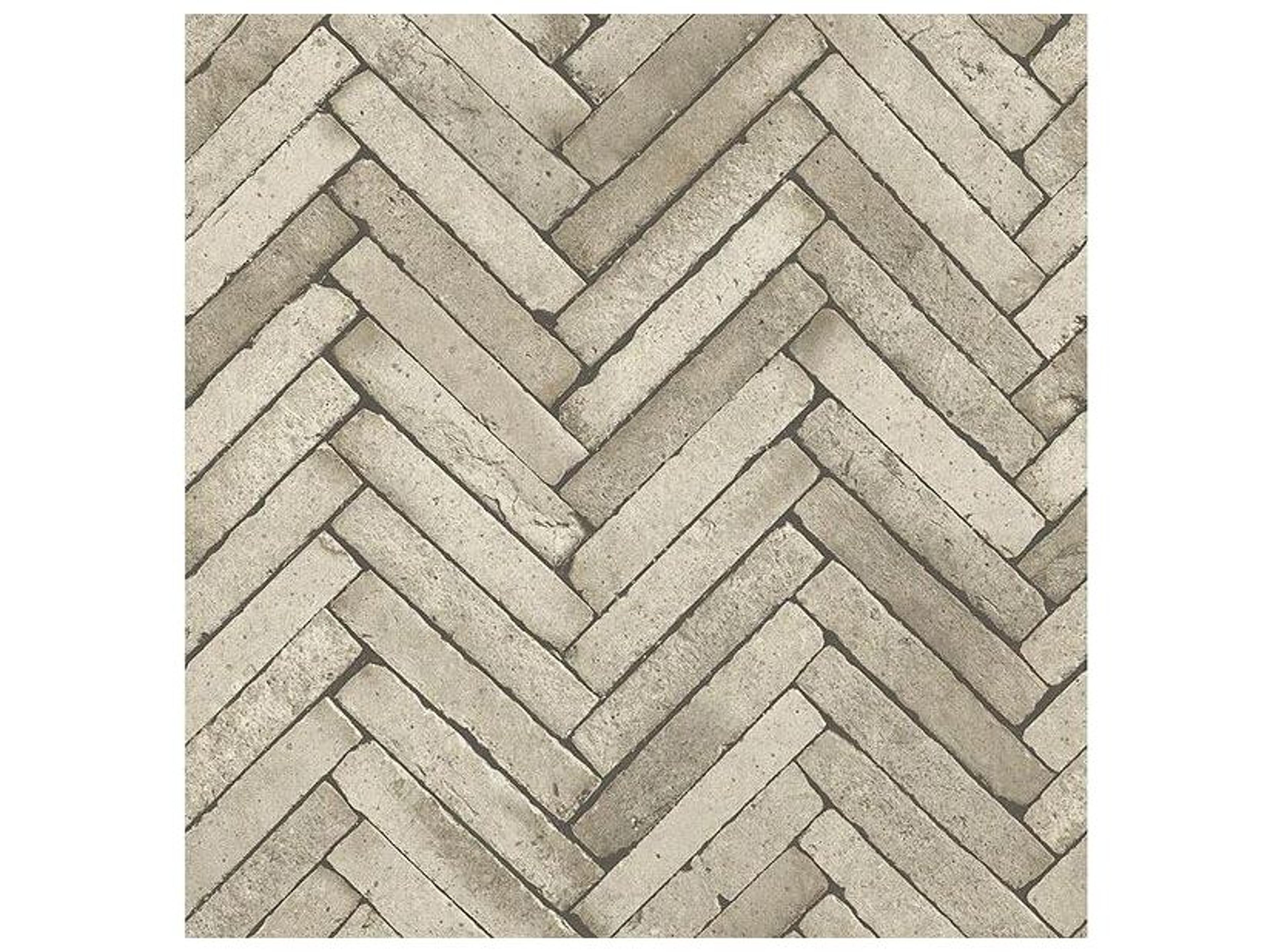 Techniques & Finishes Iii Arrow Neutral Diagonal Slate Wallpaper