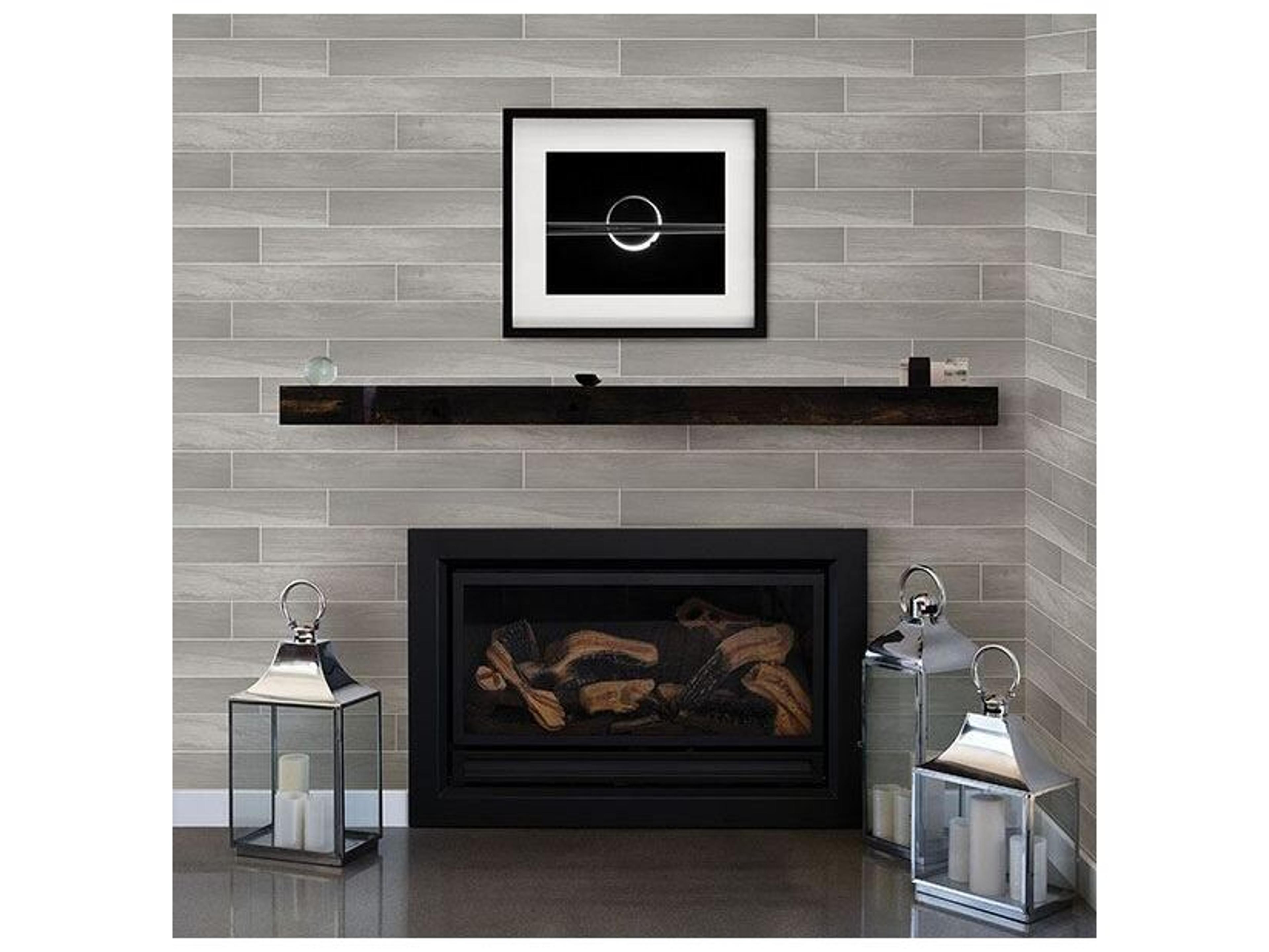 Brewster Home Fashions Techniques & Finishes Iii Nika Grey Sleek Wood Wallpaper