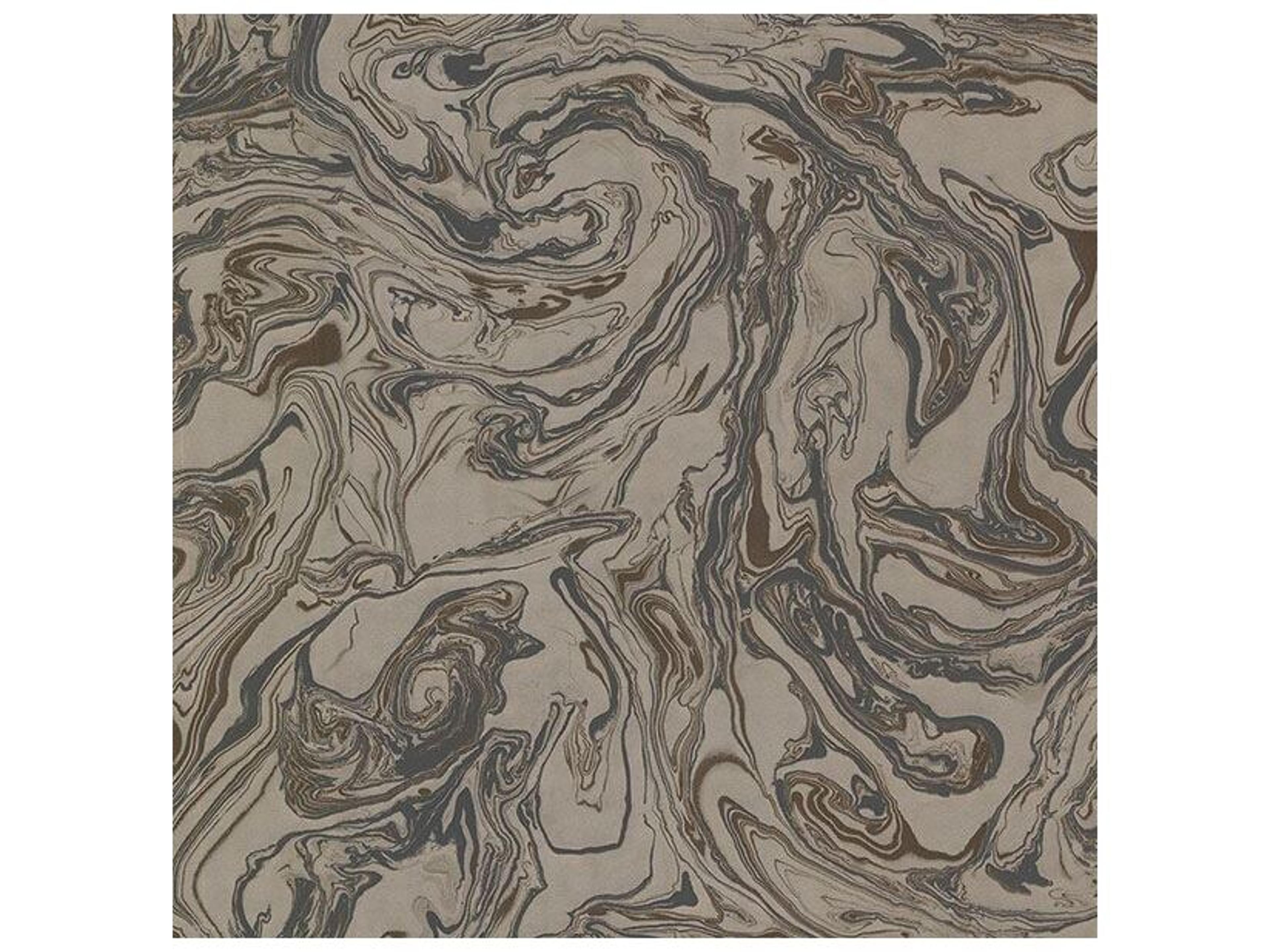 Techniques & Finishes Iii Olympia Brown Marble Wallpaper