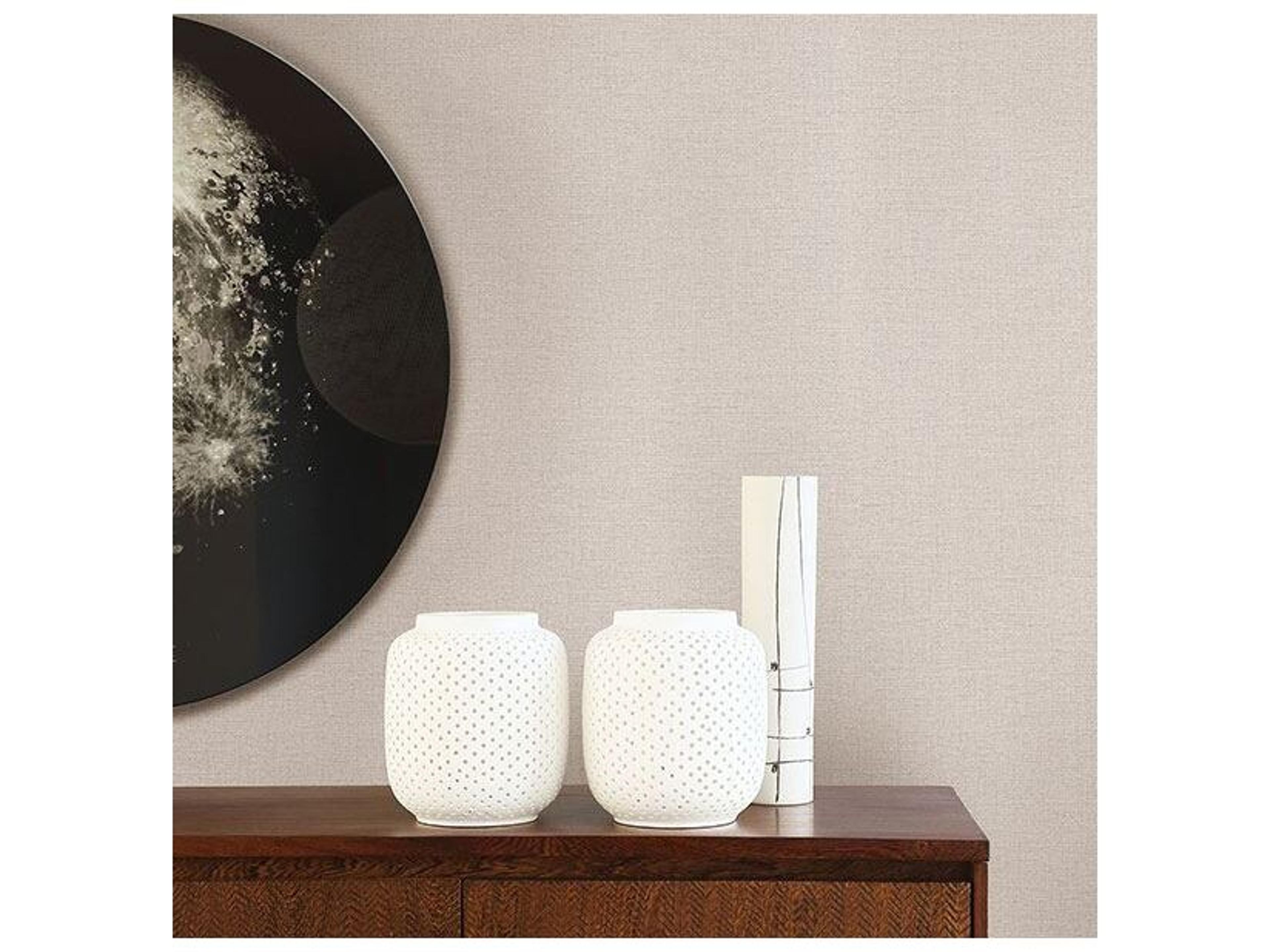 Brewster Home Fashions Advantage River Light Grey Linen Texture Wallpaper River Light Grey Linen Texture Wallpaper