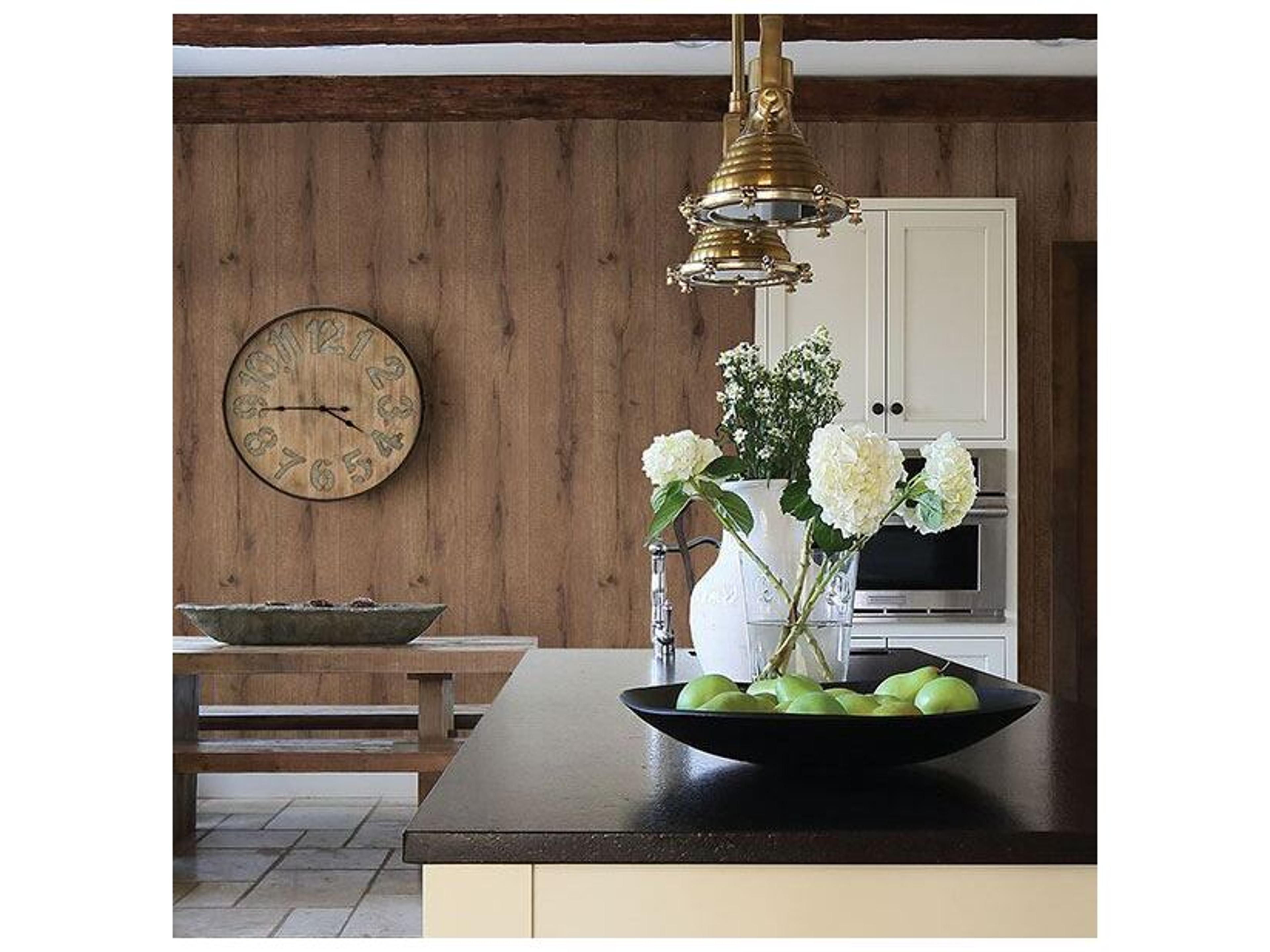 Brewster Home Fashions Advantage Appalachian Brown Wooden Planks Wallpaper Appalachian Brown Wooden Planks Wallpaper