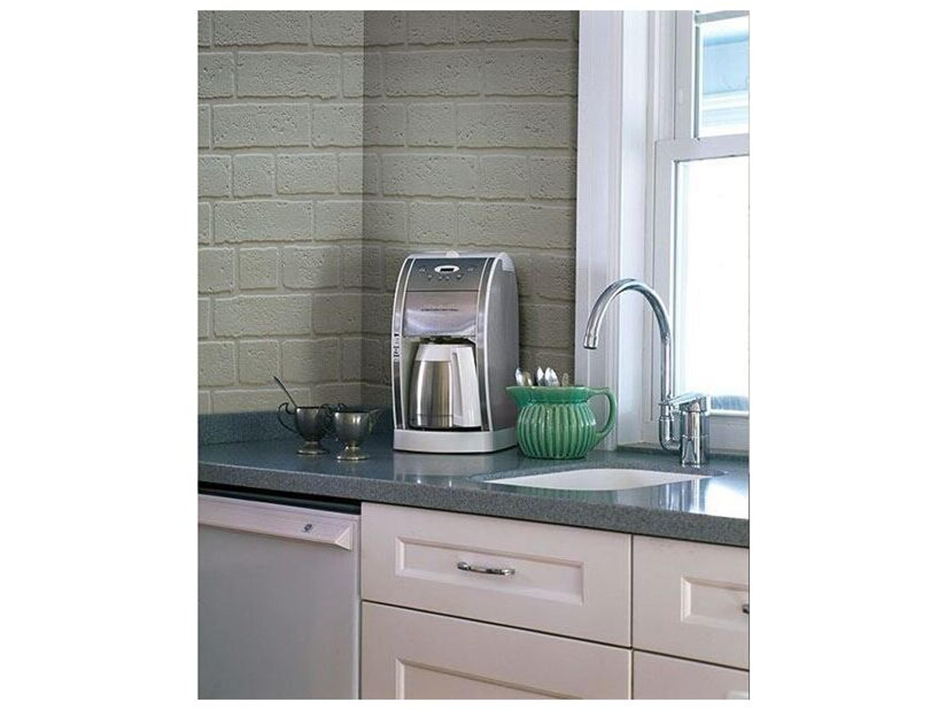 Brewster Home Fashions Paintable Solutions V Bridgers Paintable Brick Wallpaper