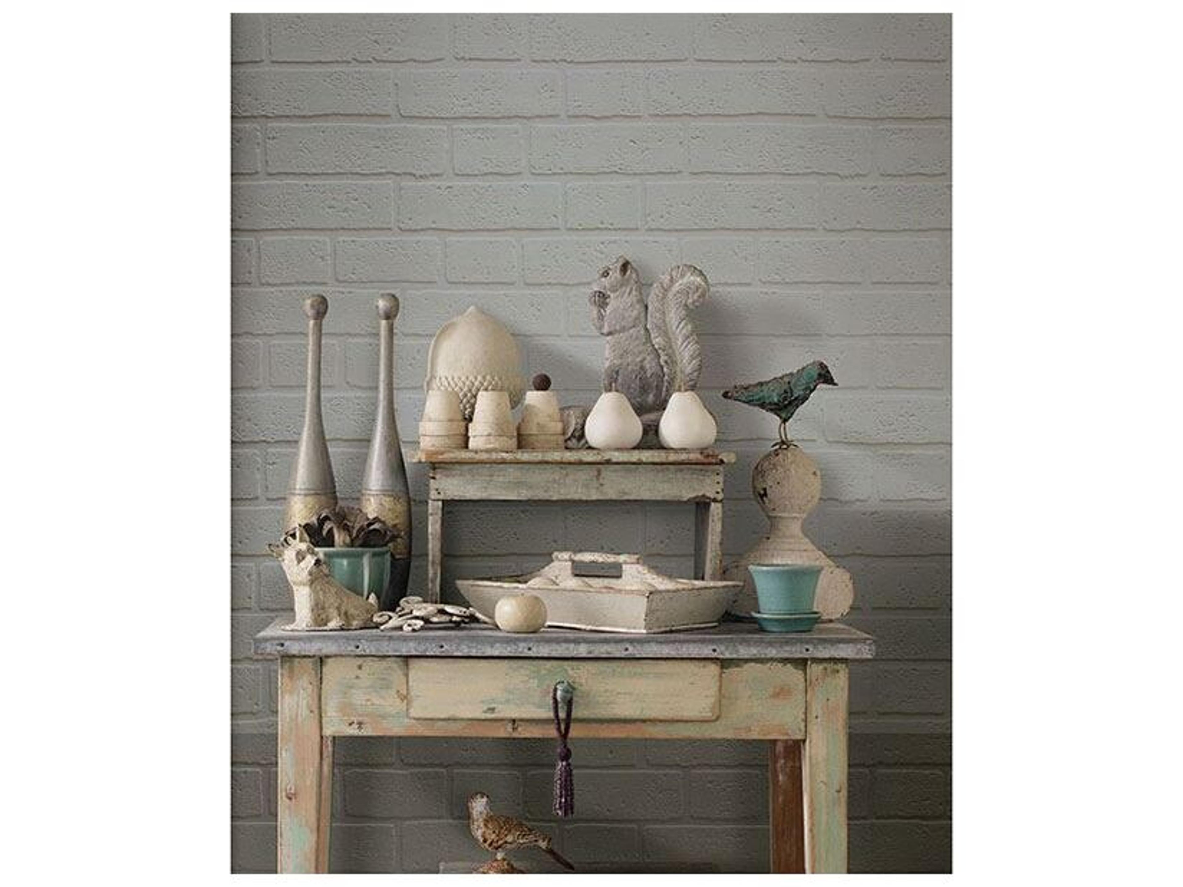 Brewster Home Fashions Paintable Solutions V Bridgers Paintable Brick Wallpaper