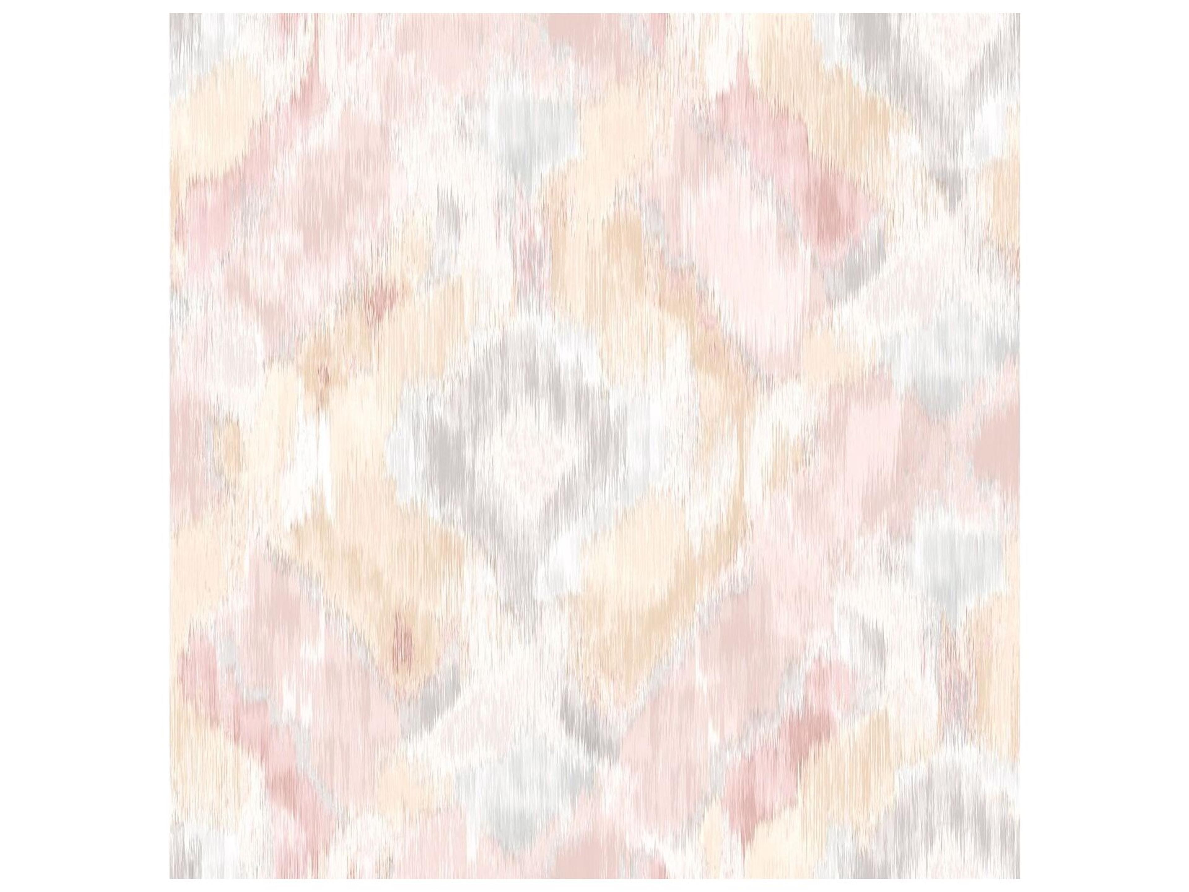 Mirage Petal Abstract Non-Woven Wallpaper in Pink