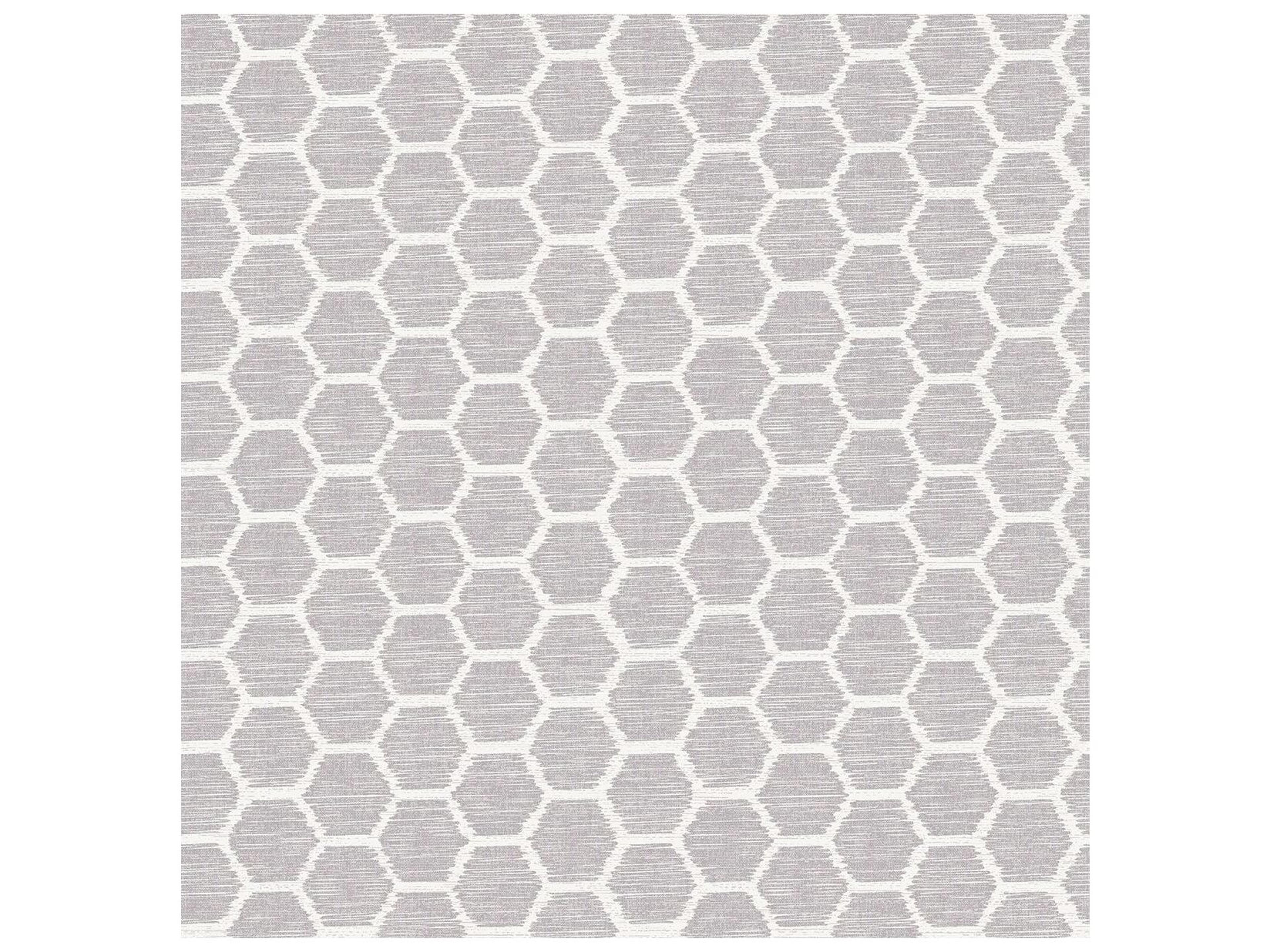 A-Street Prints by Brewster Aura Lavender Honeycomb Unpasted Wallpaper