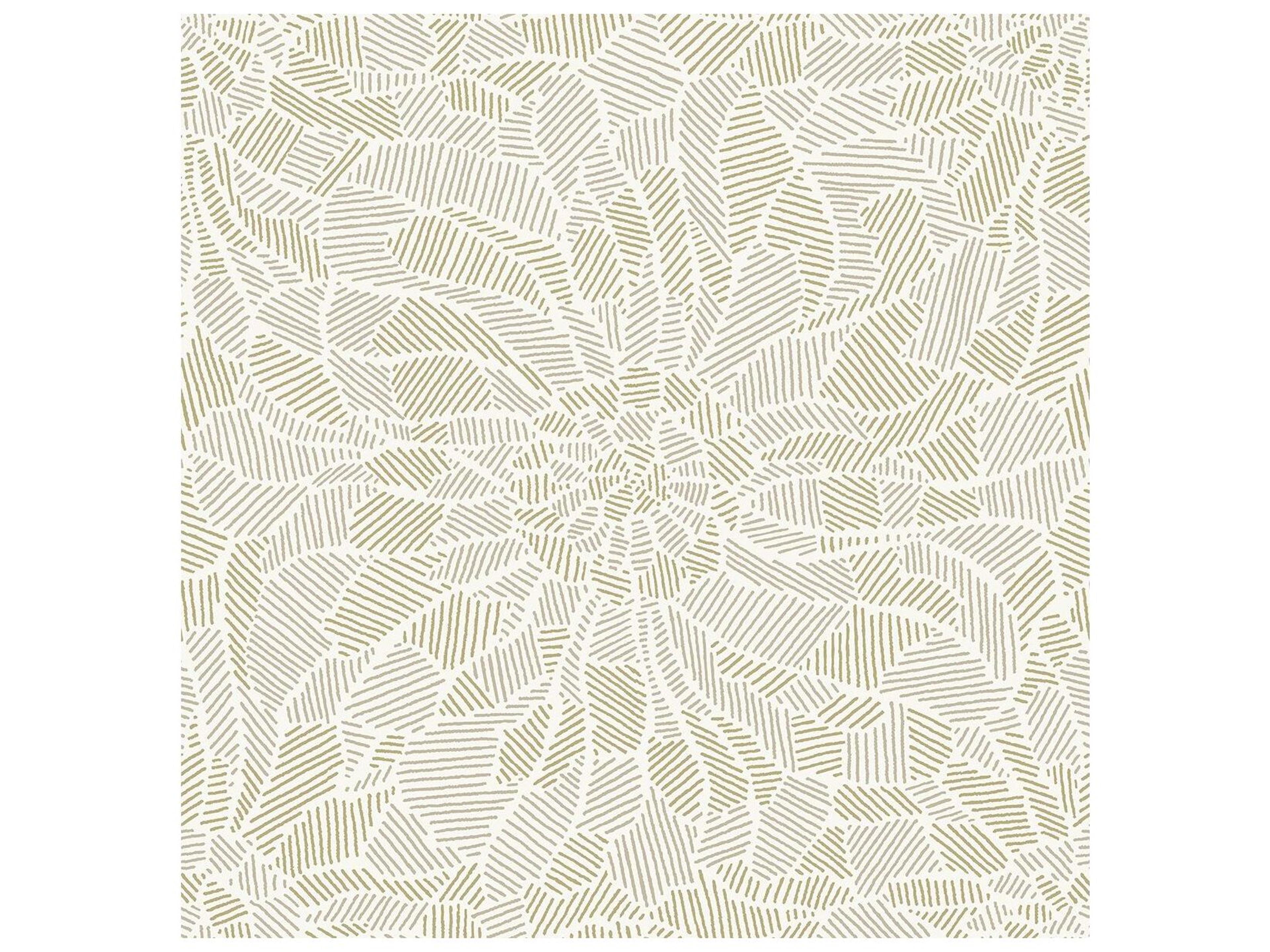 Daydream Honey Abstract Floral Unpasted Wallpaper