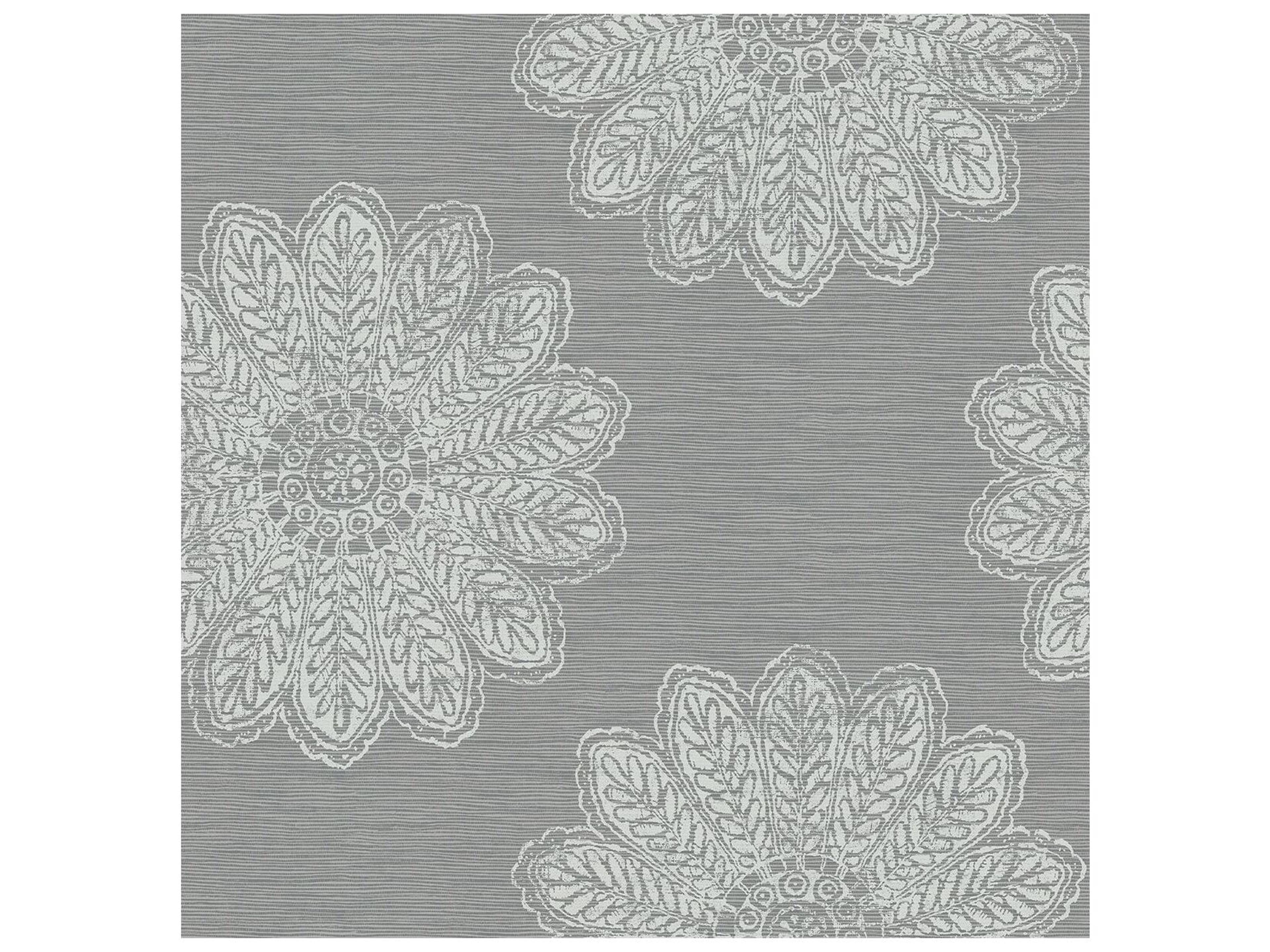 A-street Prints Sol Slate Medallion Wallpaper