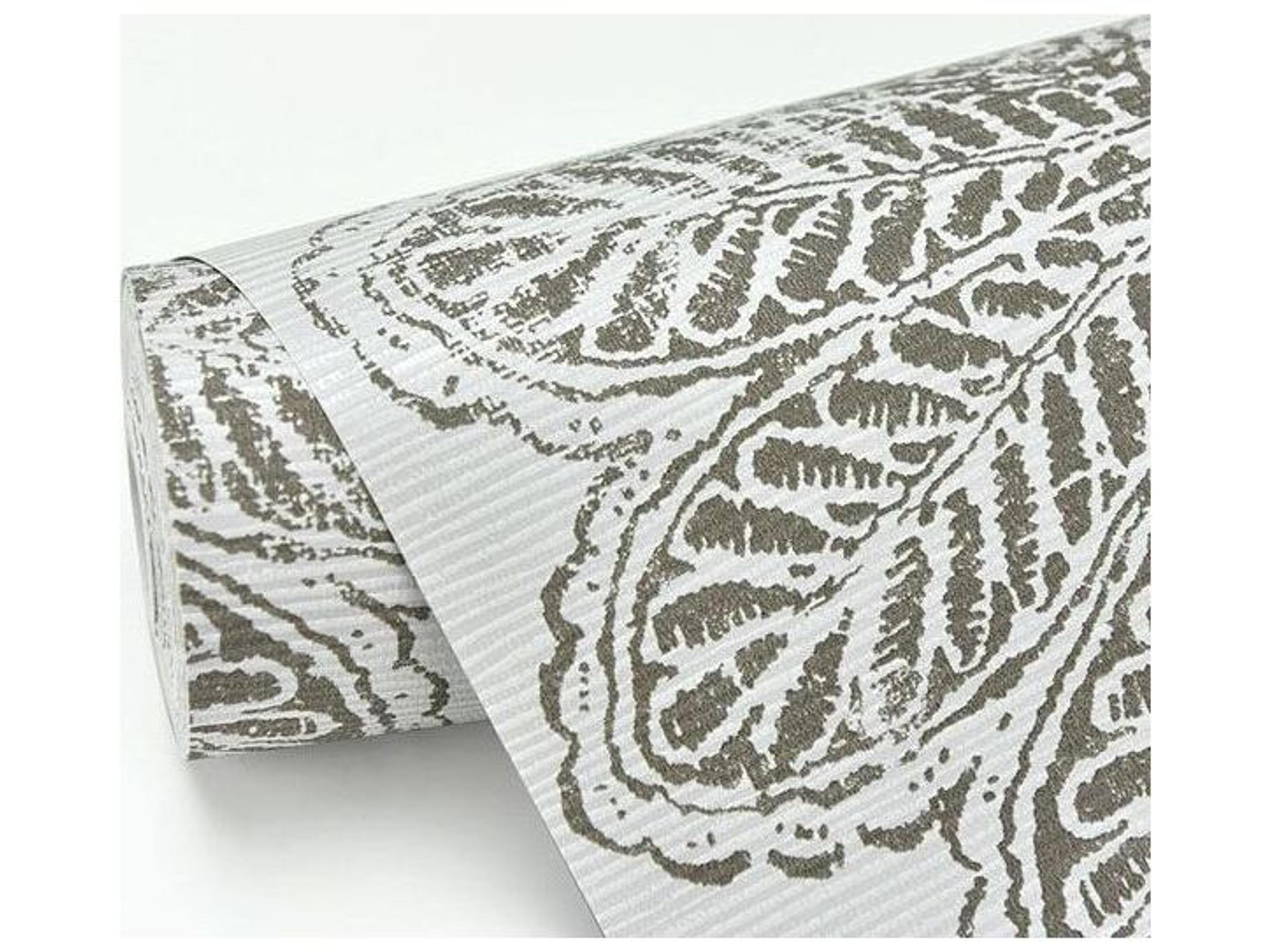 Brewster Home Fashions A-street Prints Sol Espresso Medallion Wallpaper