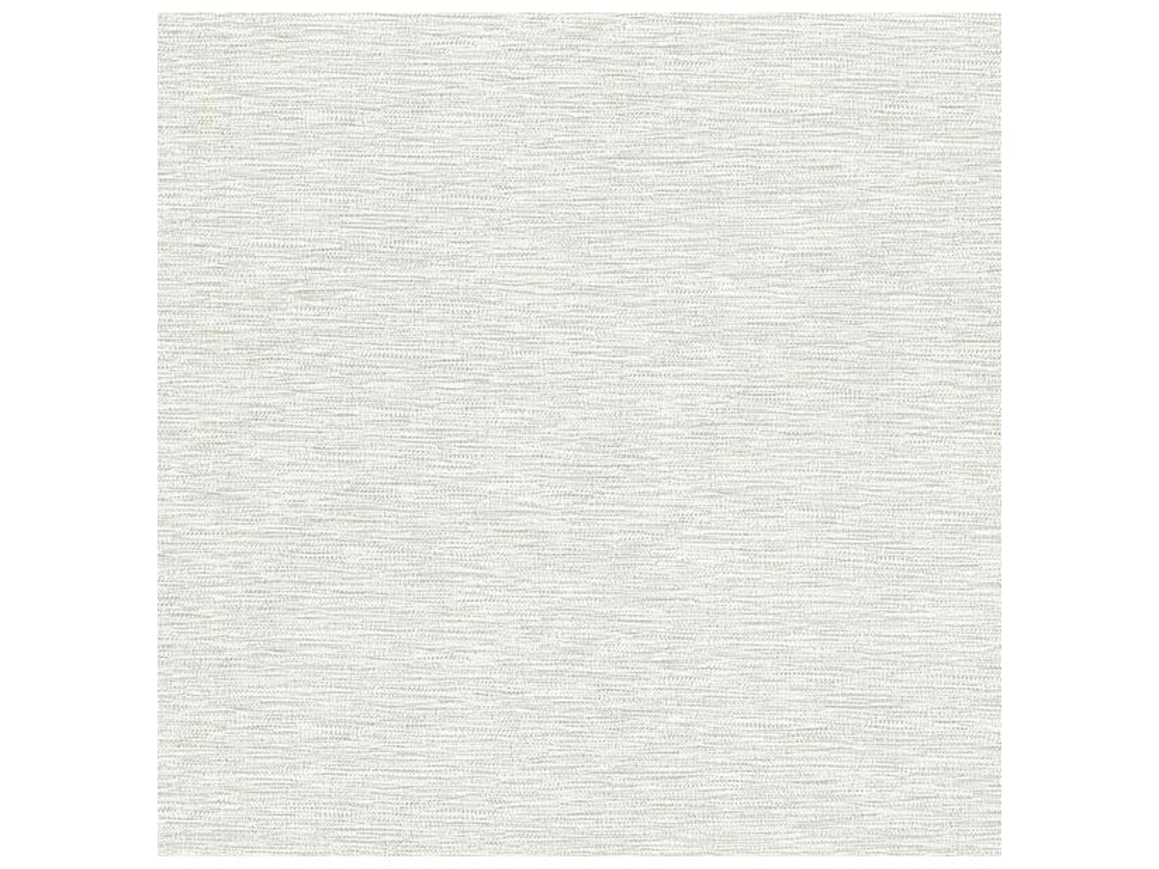 Warner Textures San Paulo Light Grey Horizontal Weave Wallpaper