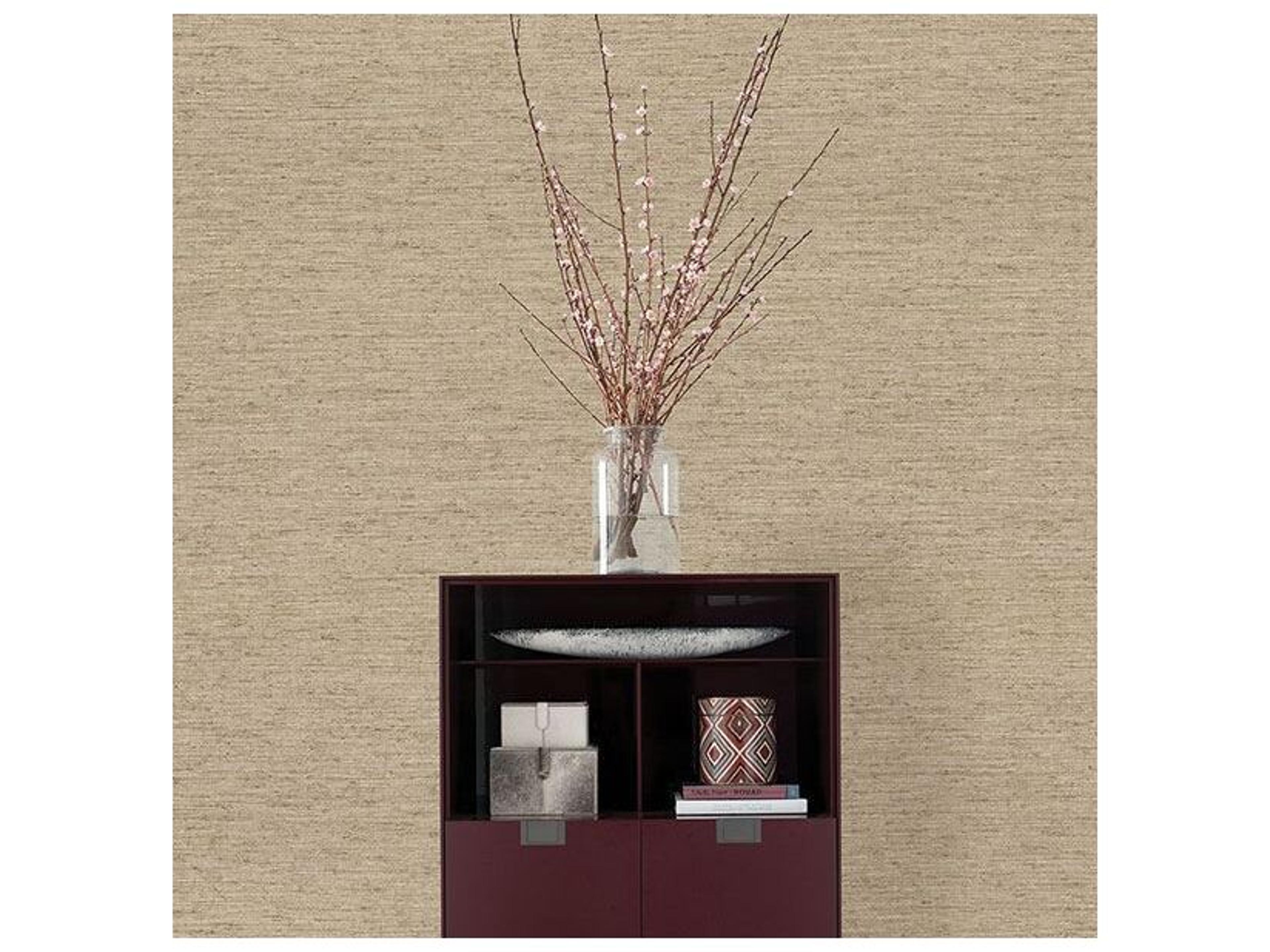 Brewster Home Fashions Warner Textures Everest Gold Faux Grasscloth Wallpaper