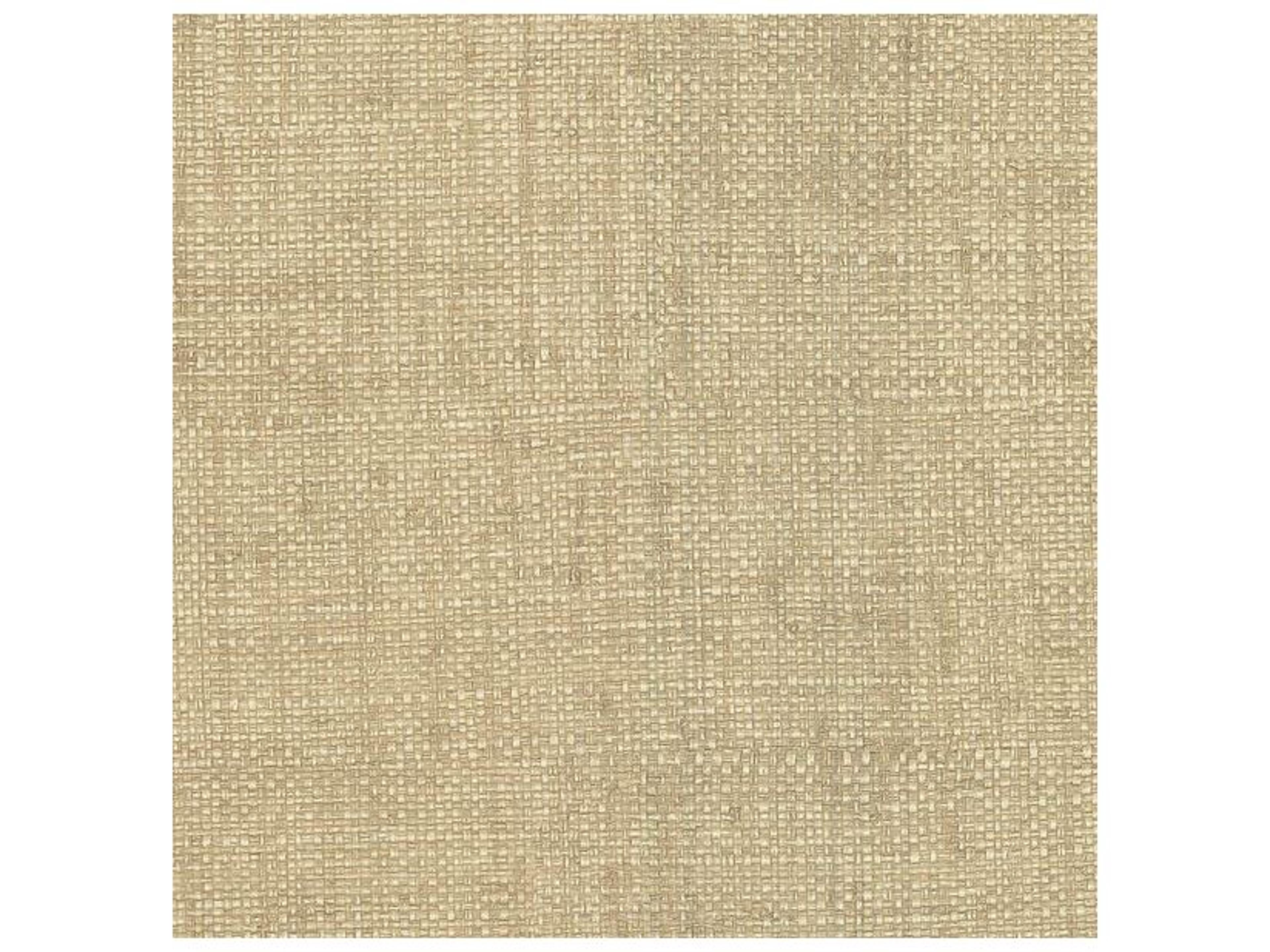Warner Textures Caviar Beige Basketweave Wallpaper