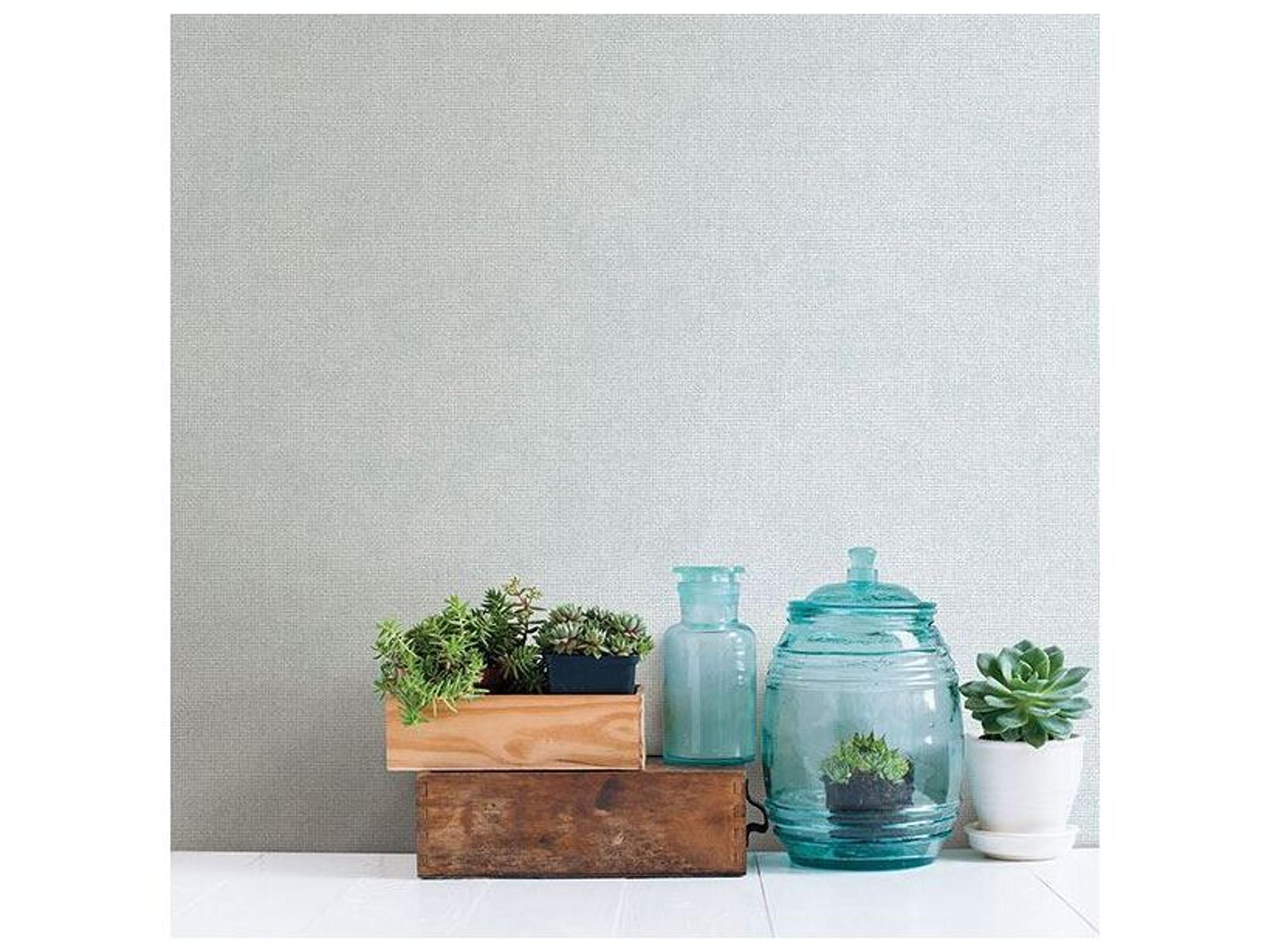 Brewster Home Fashions Advantage Nina Light Blue Texture Wallpaper Nina Light Blue Texture Wallpaper