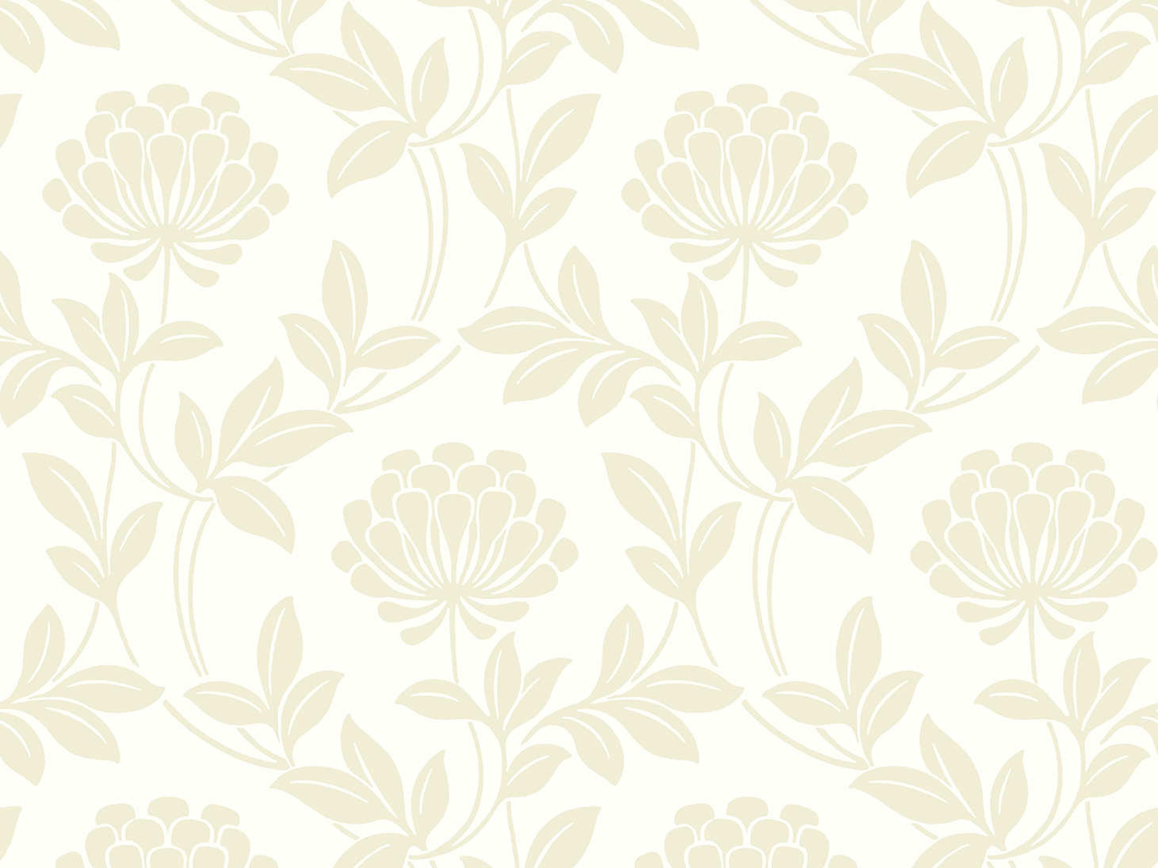 Brewster Home Fashions Advantage Ogilvy Bone Floral Wallpaper Ogilvy Bone Floral Wallpaper