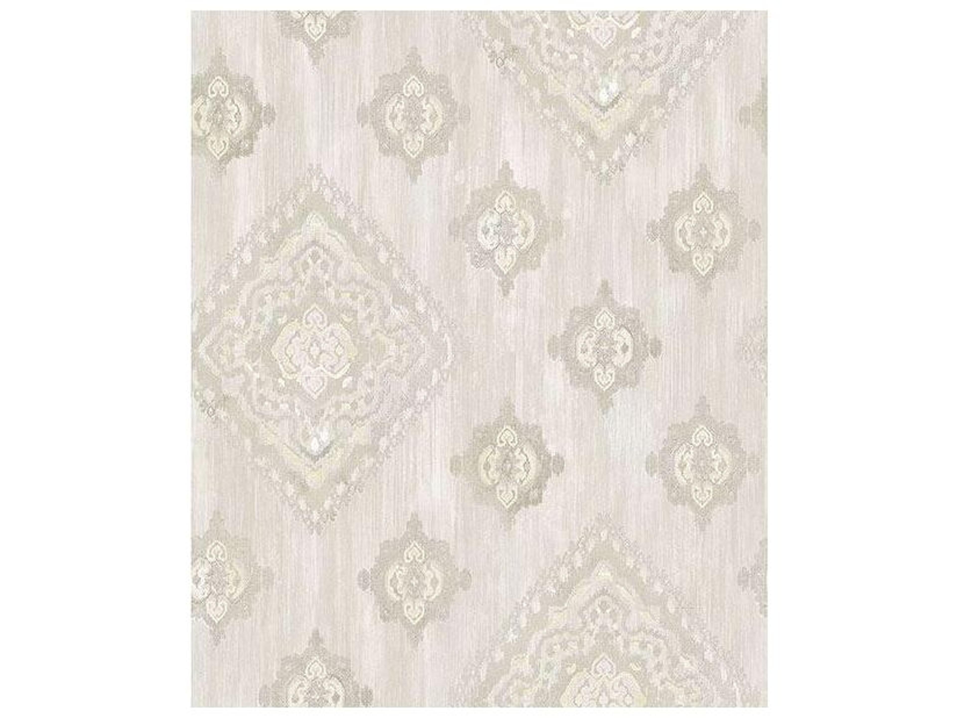 Advantage Leana Yellow Medallion Wallpaper Leana Yellow Medallion Wallpaper