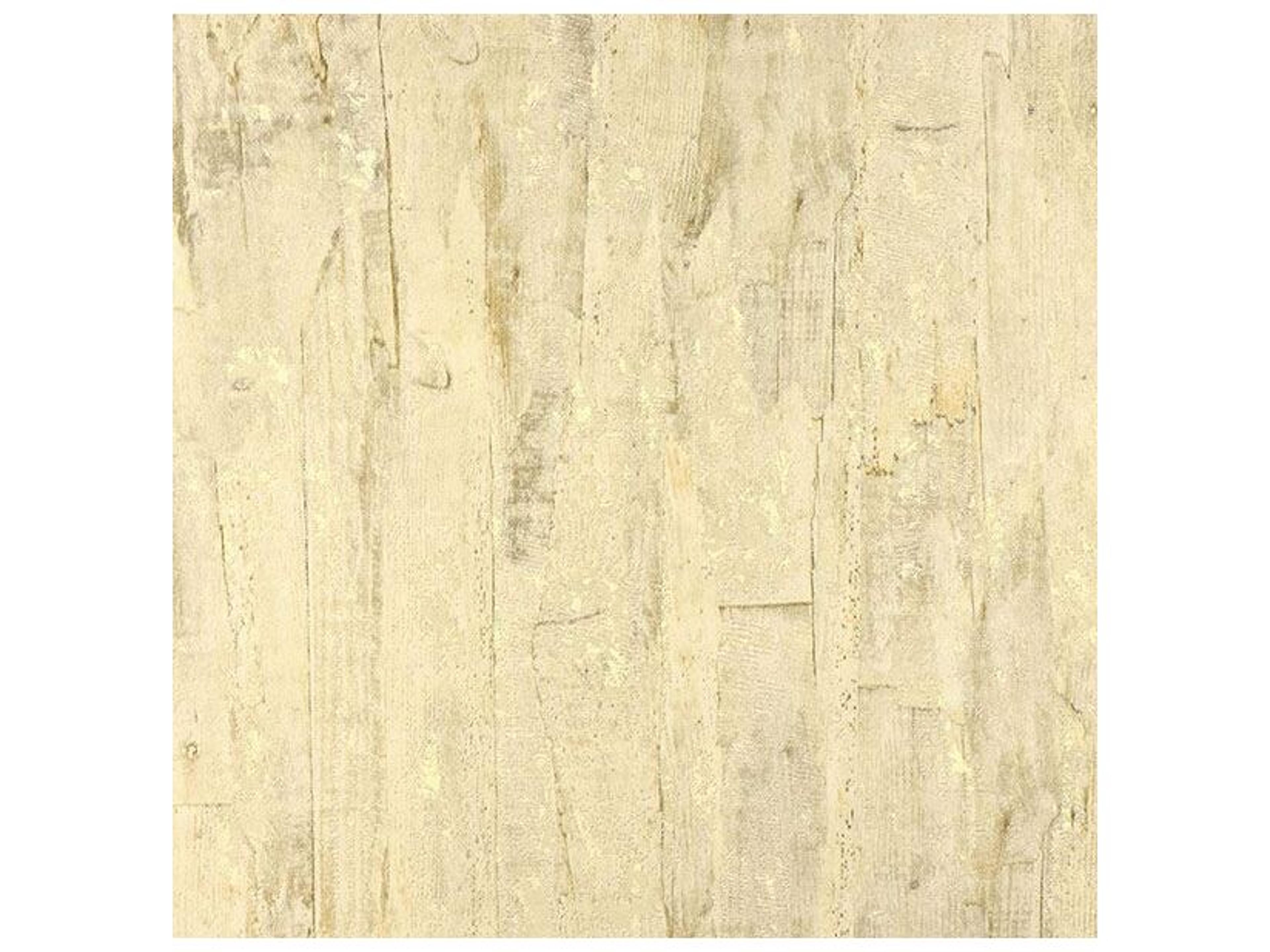 Lindens Light Yellow Wood Unpasted Non Woven Wallpaper