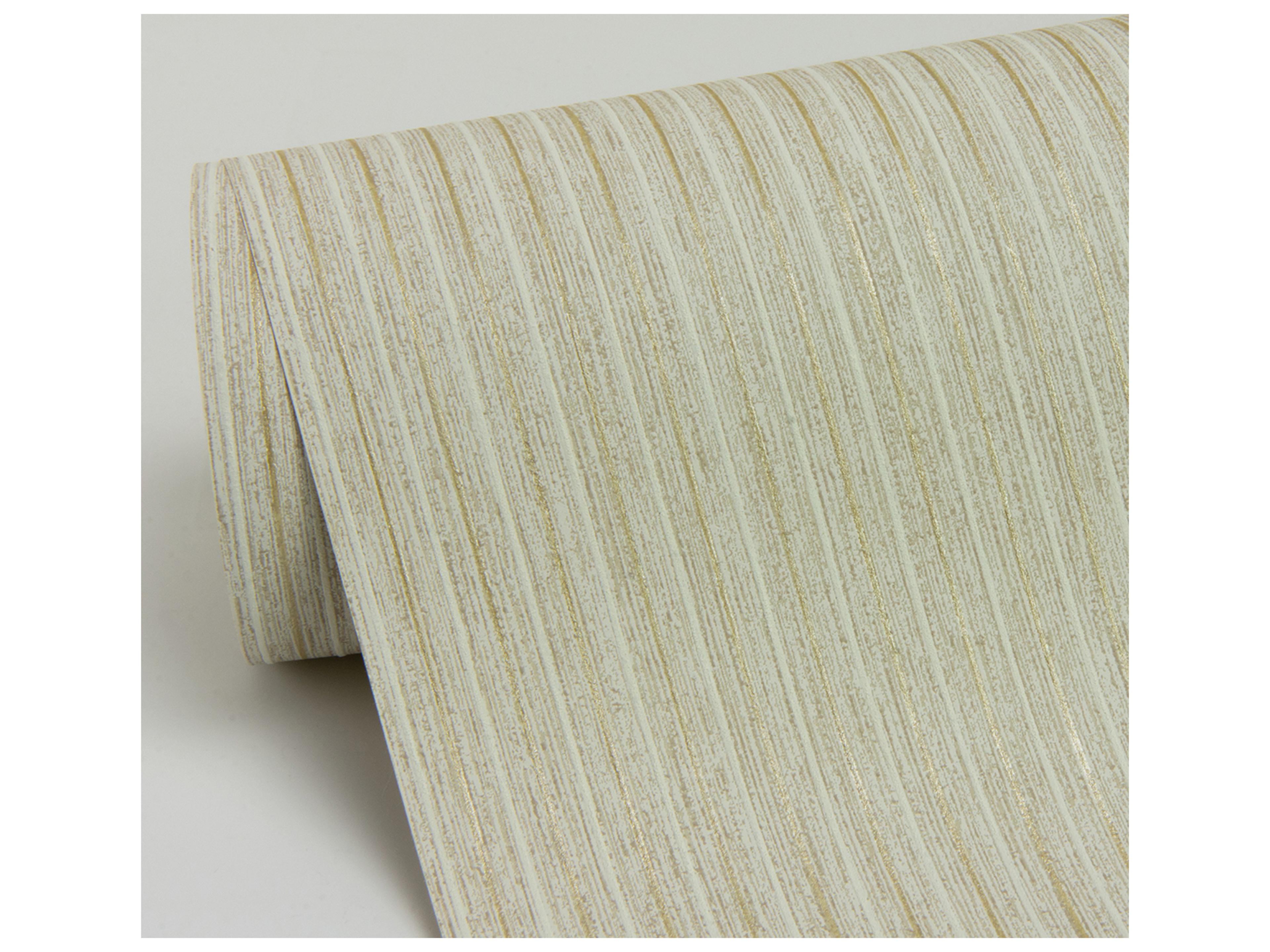 Brewster Home Fashions Advantage Lily Beige Stripe Wallpaper Lily Beige Stripe Wallpaper