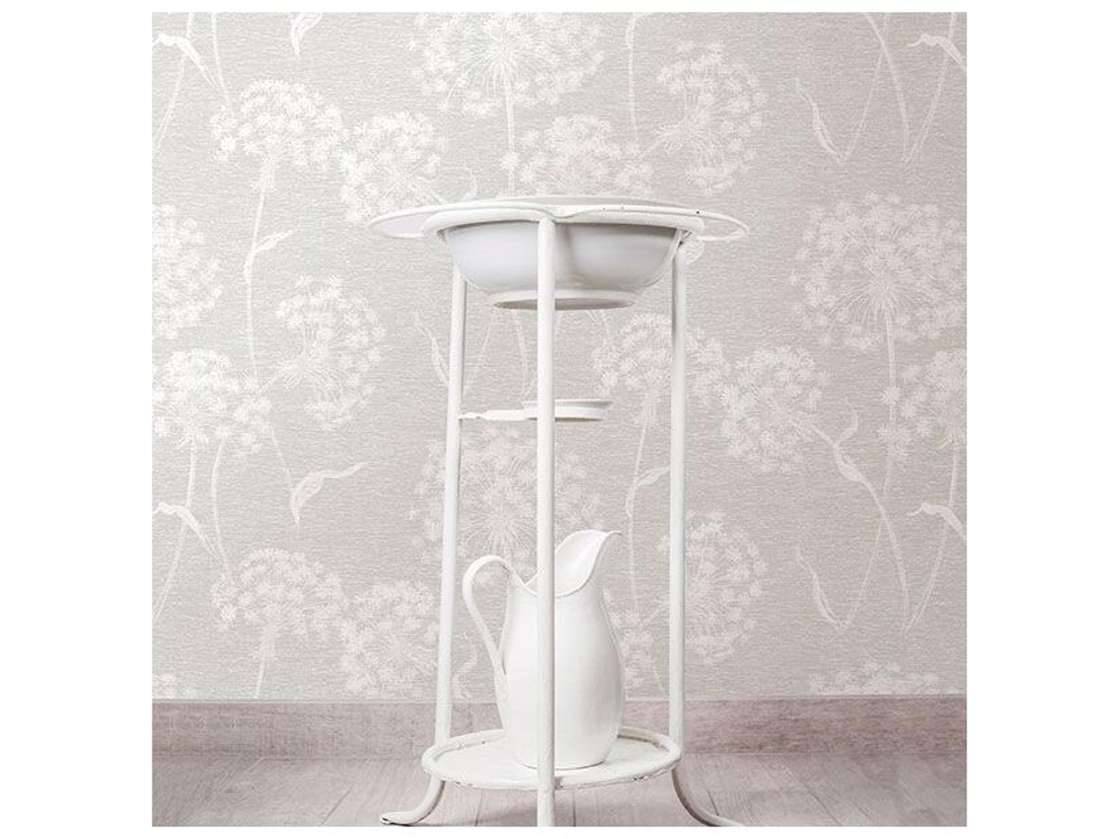 Brewster Home Fashions Advantage Garvey Light Grey Dandelion Wallpaper