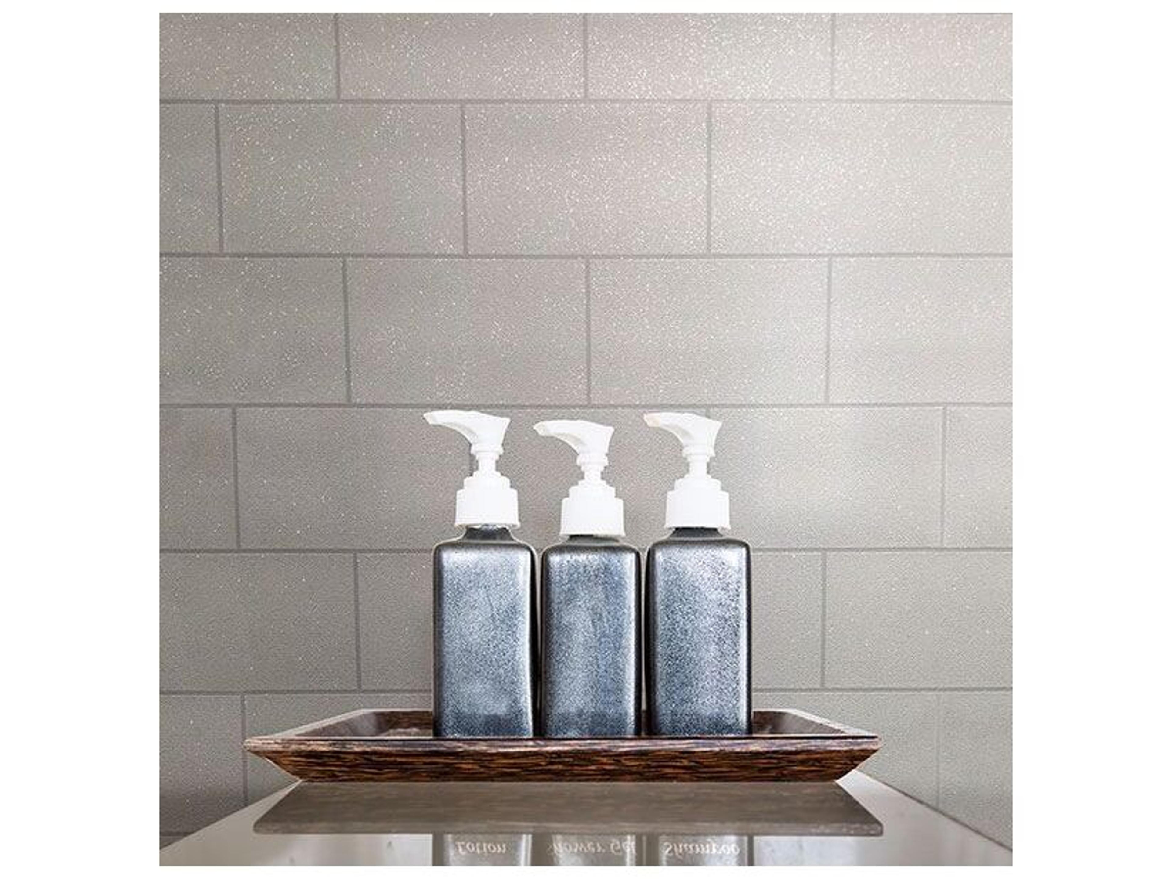 Brewster Home Fashions Advantage Neale White Subway Tile Wallpaper