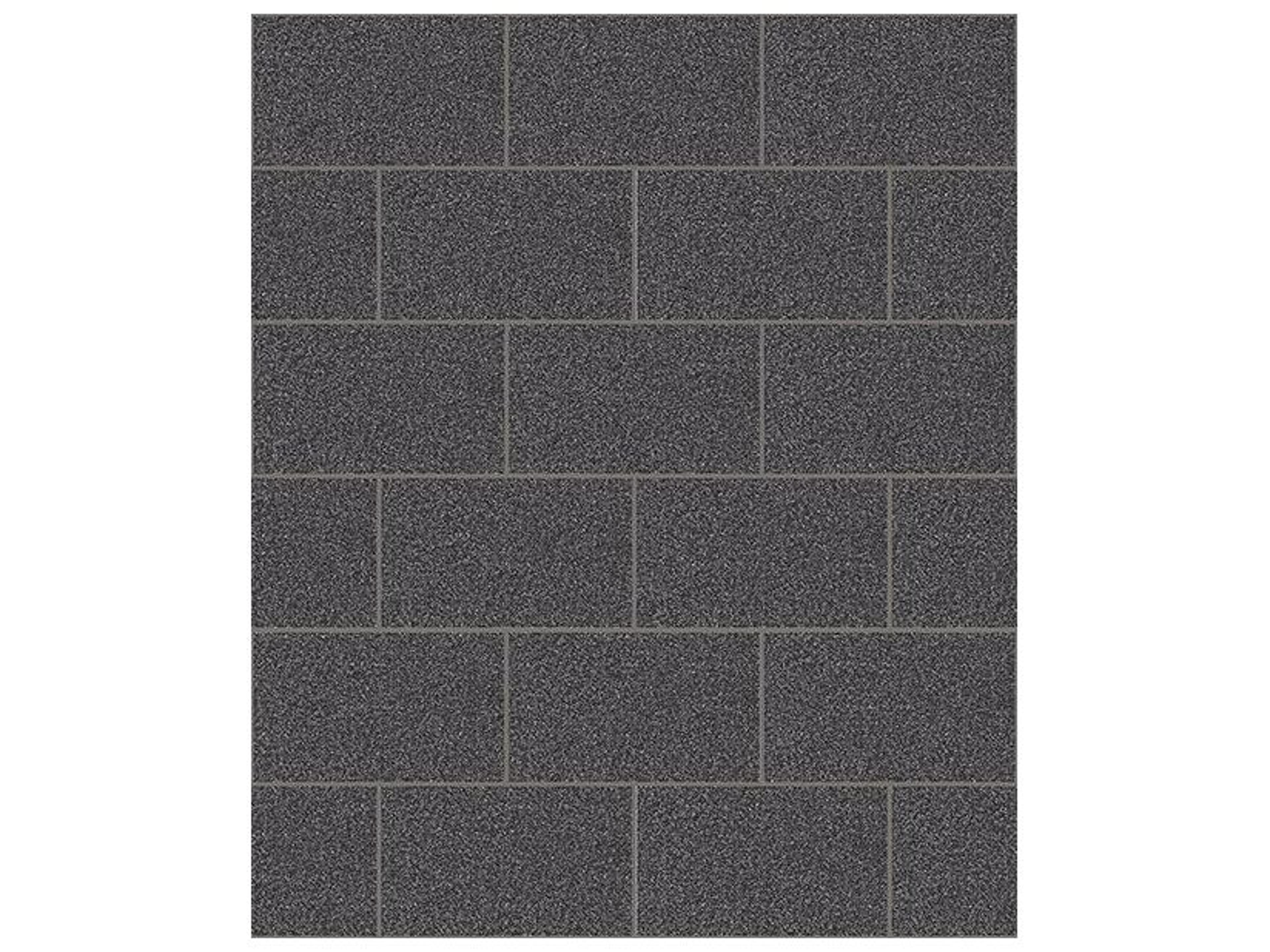 Advantage Neale Black Subway Tile Wallpaper