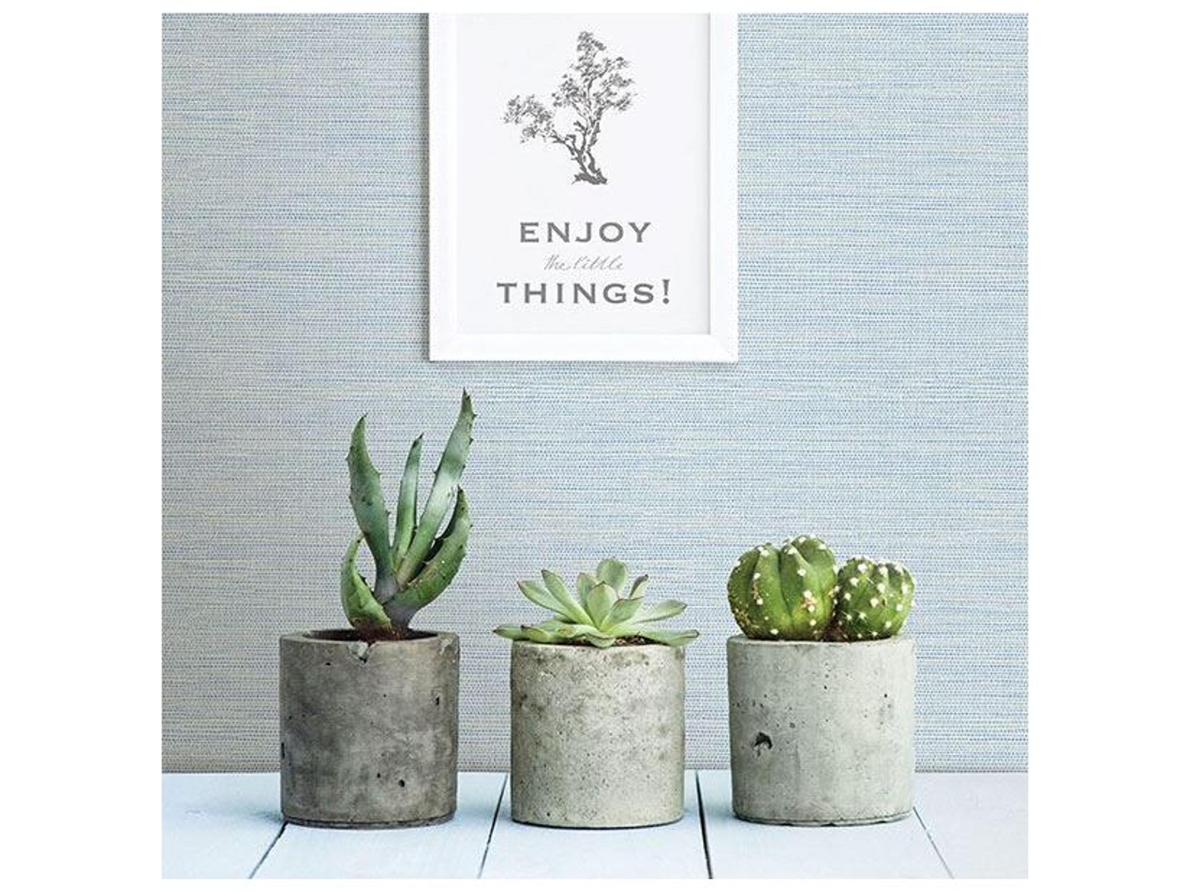 Brewster Home Fashions A-street Prints Agave Blue Faux Grasscloth Wallpaper