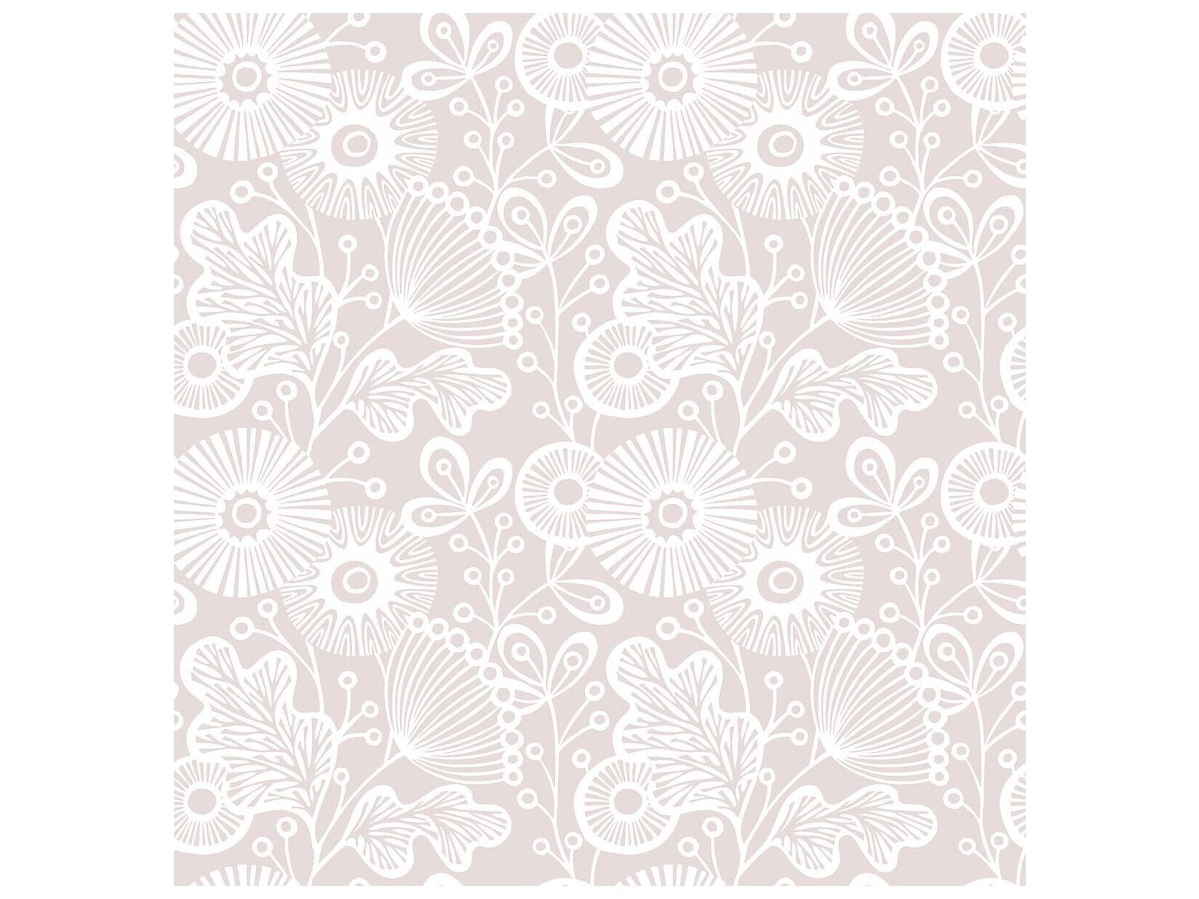 Ana Rose Floral Non-Woven Unpasted Wallpaper