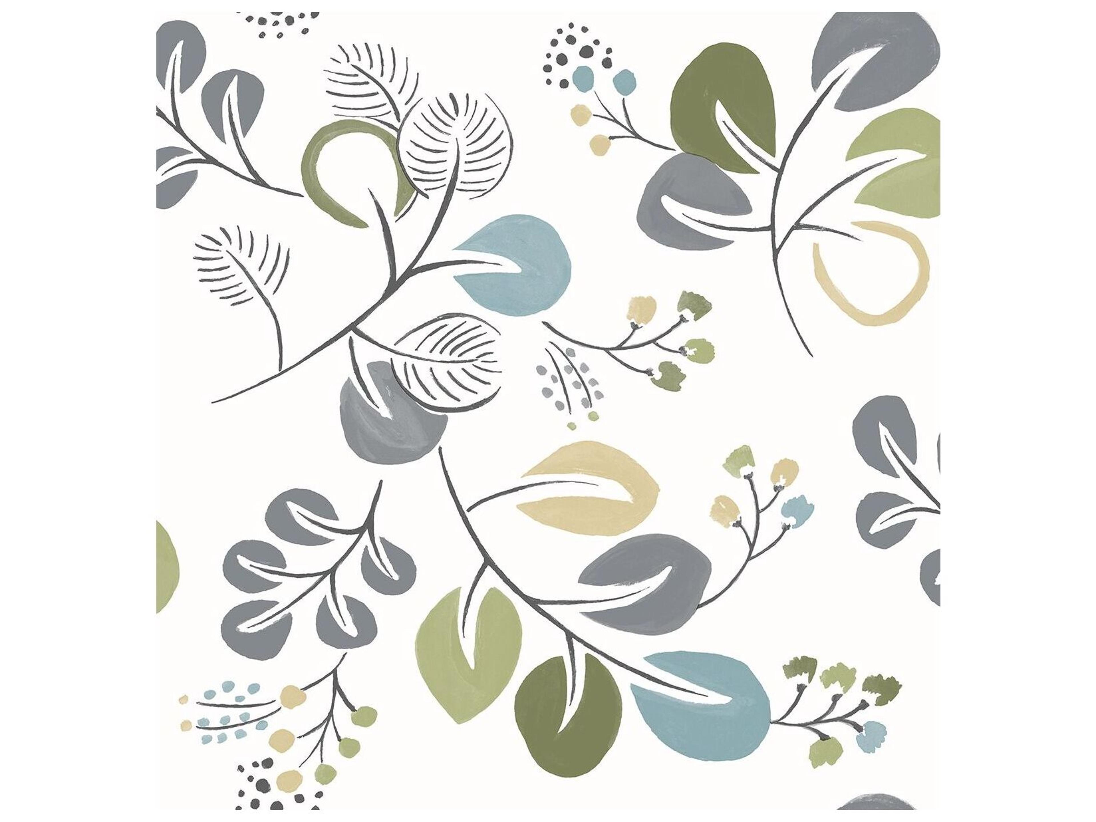 Jona Green Trail Non-Woven Wallpaper Folklore Collection