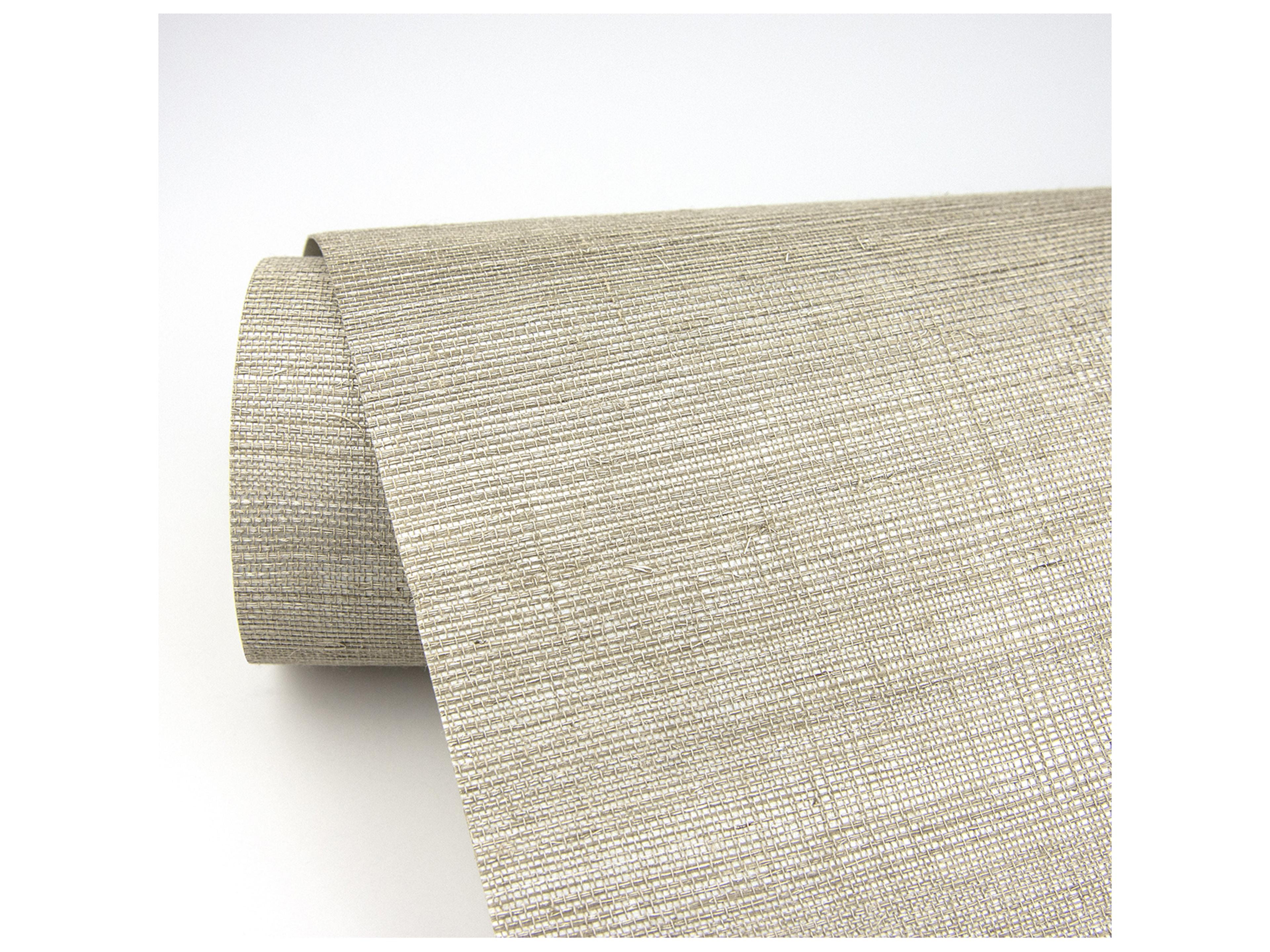 Brewster Home Fashions A-street Prints Galan Silver Grasscloth Wallpaper