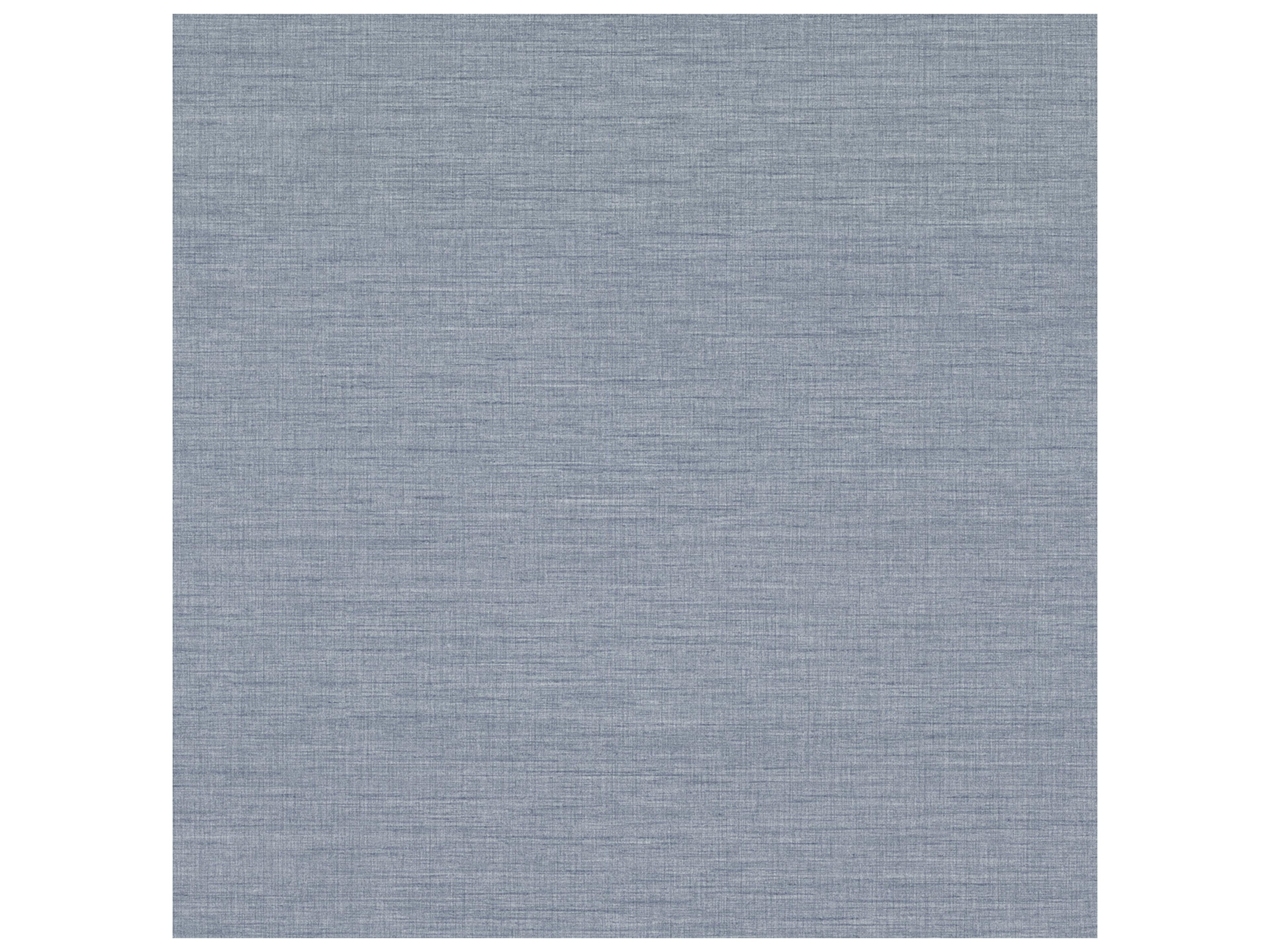 A-street Prints Essence Light Blue Linen Texture Wallpaper