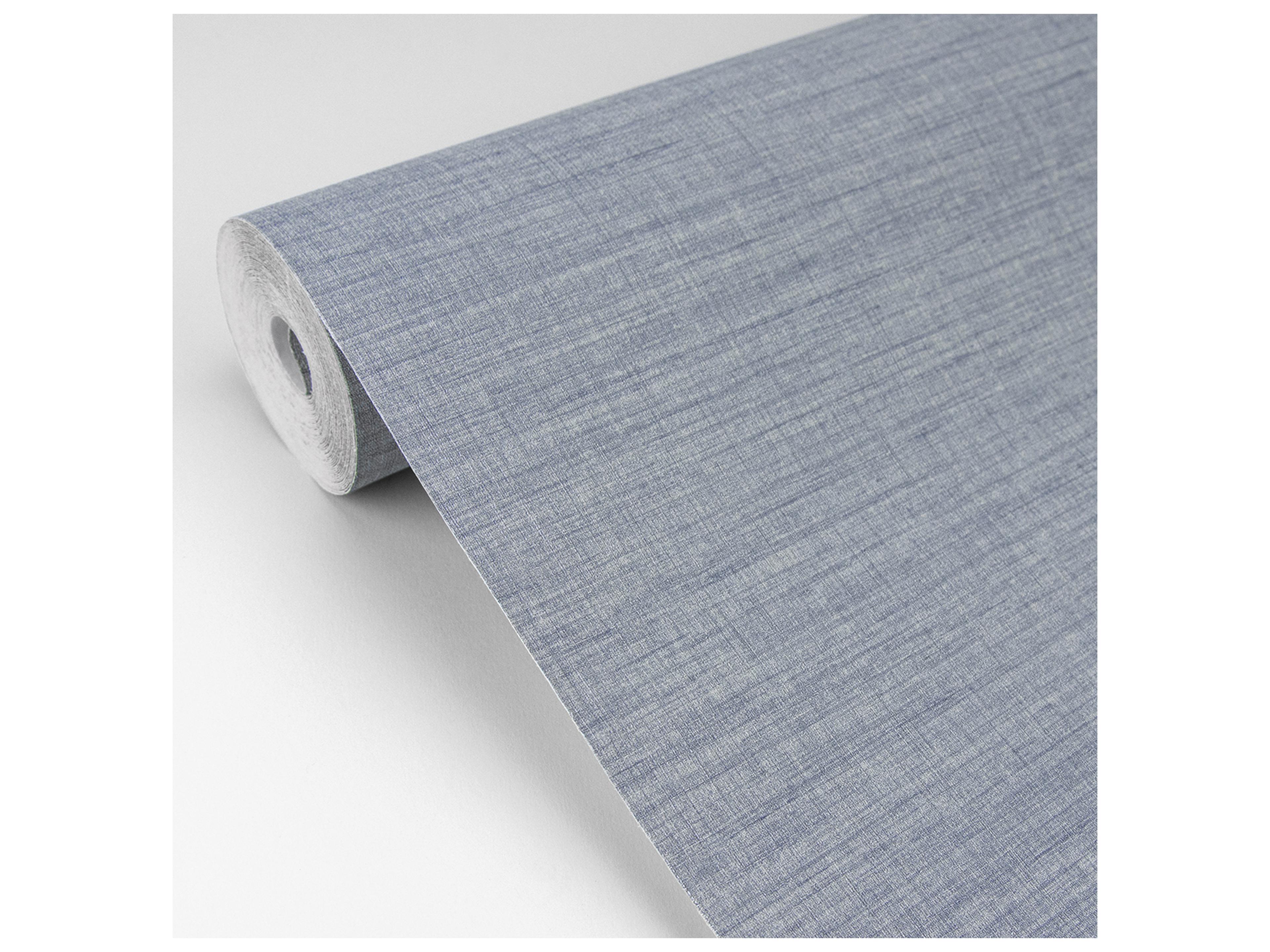 Brewster Home Fashions A-street Prints Essence Light Blue Linen Texture Wallpaper