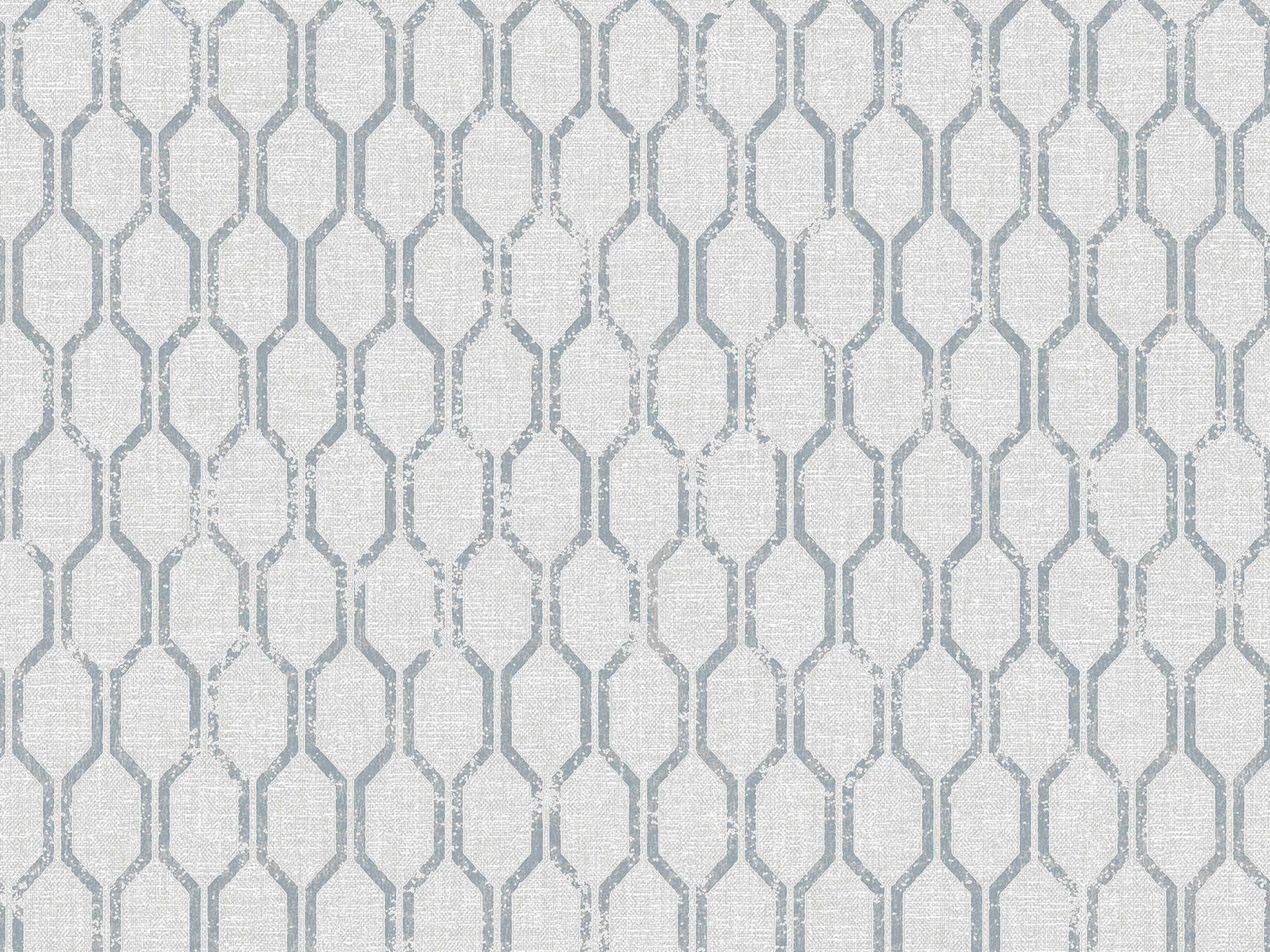 Advantage Elodie Light Grey Geometric Wallpaper
