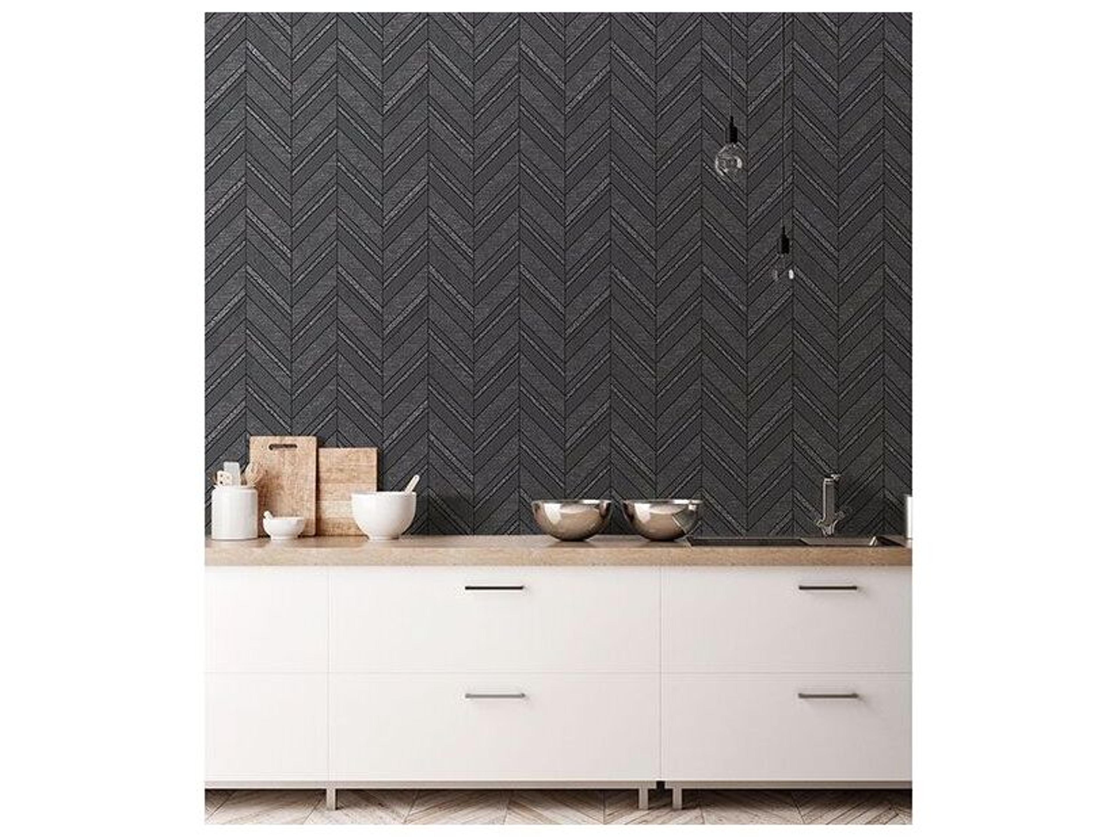 Brewster Home Fashions Advantage Punta Mita Charcoal Chevron Wallpaper Punta Mita Charcoal Chevron Wallpaper