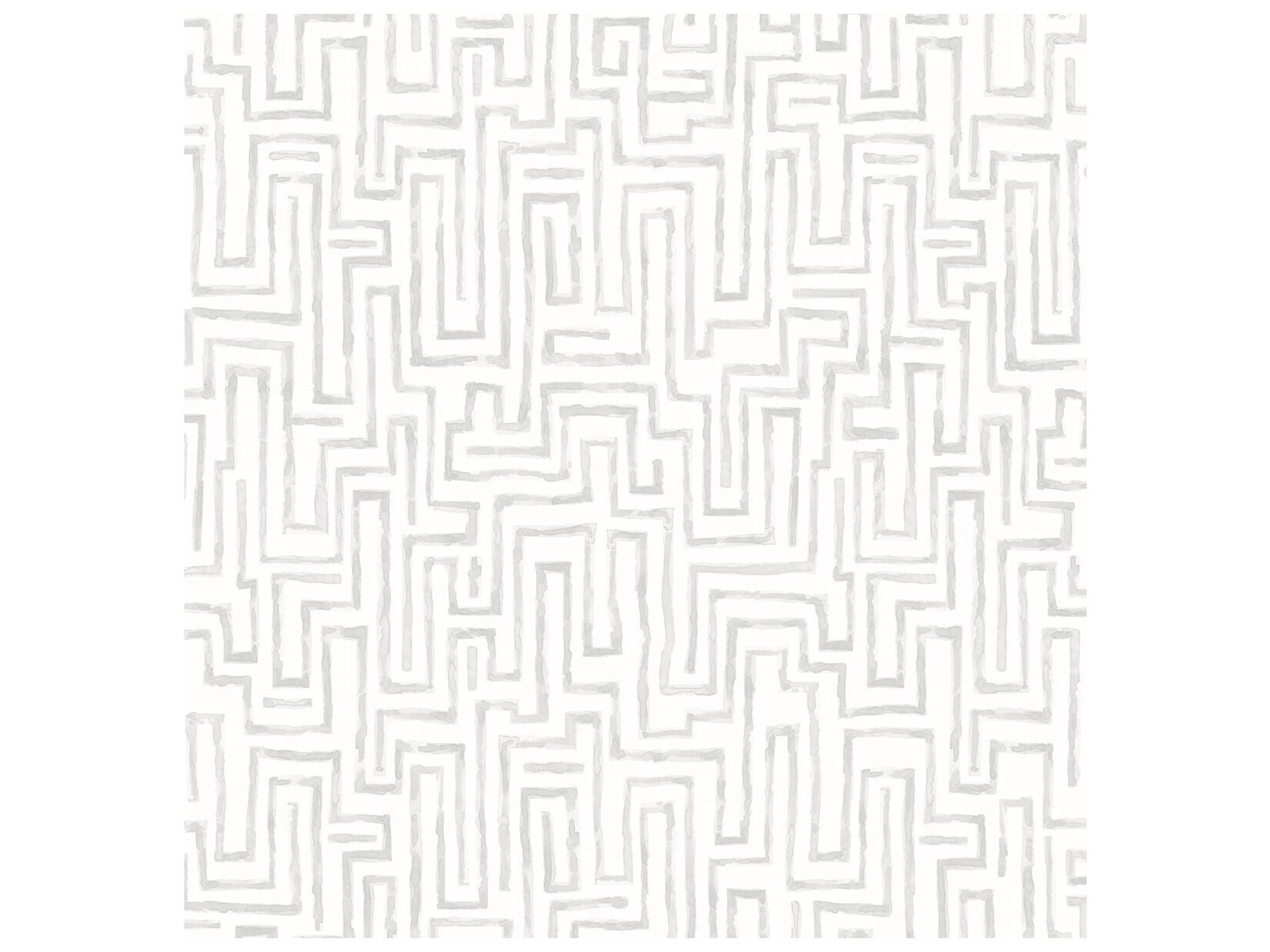 Ramble Grey Geometric Equinox Wallpaper