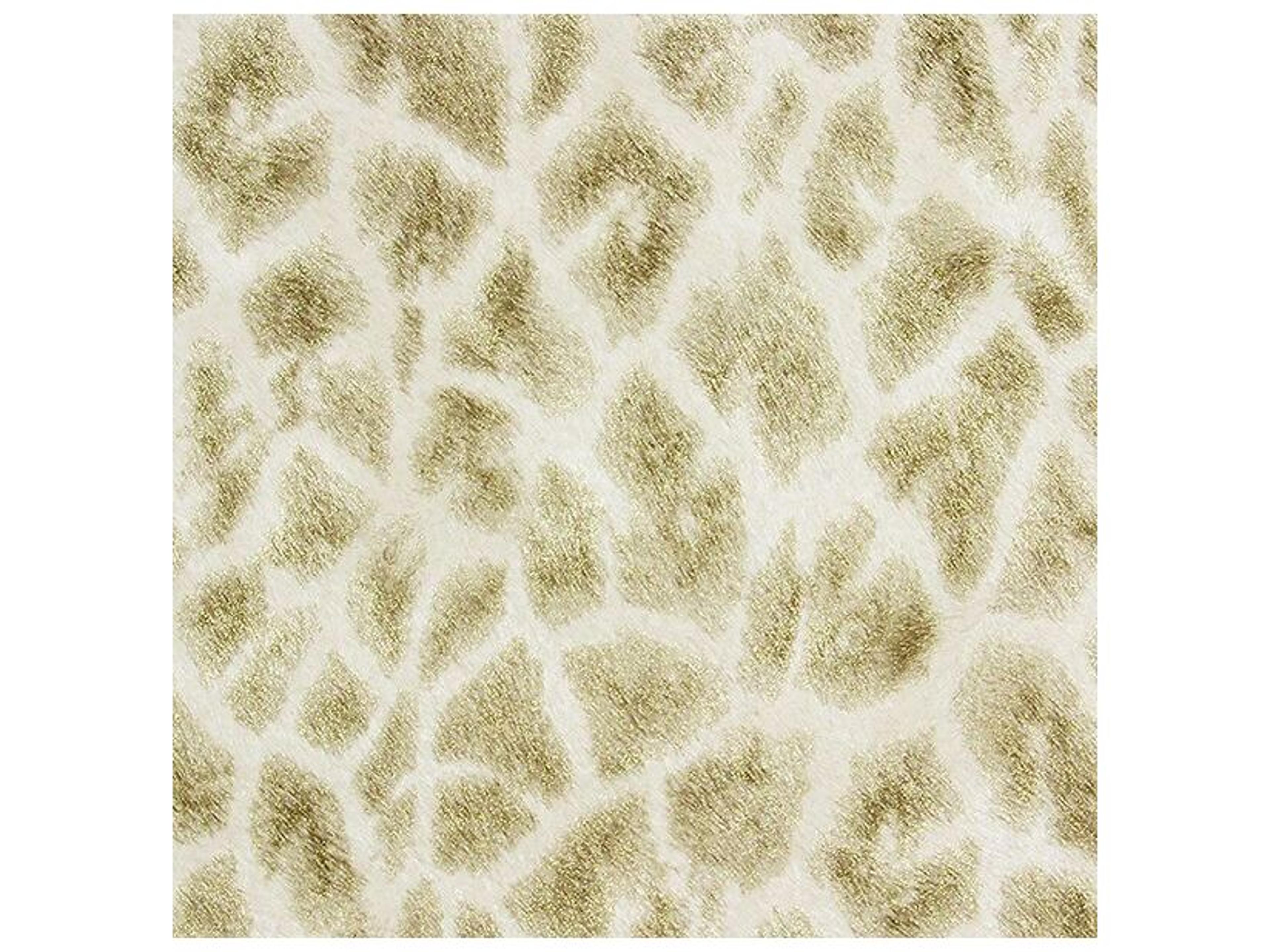 Montone Giraffe Wallpaper Beige Textured Vinyl