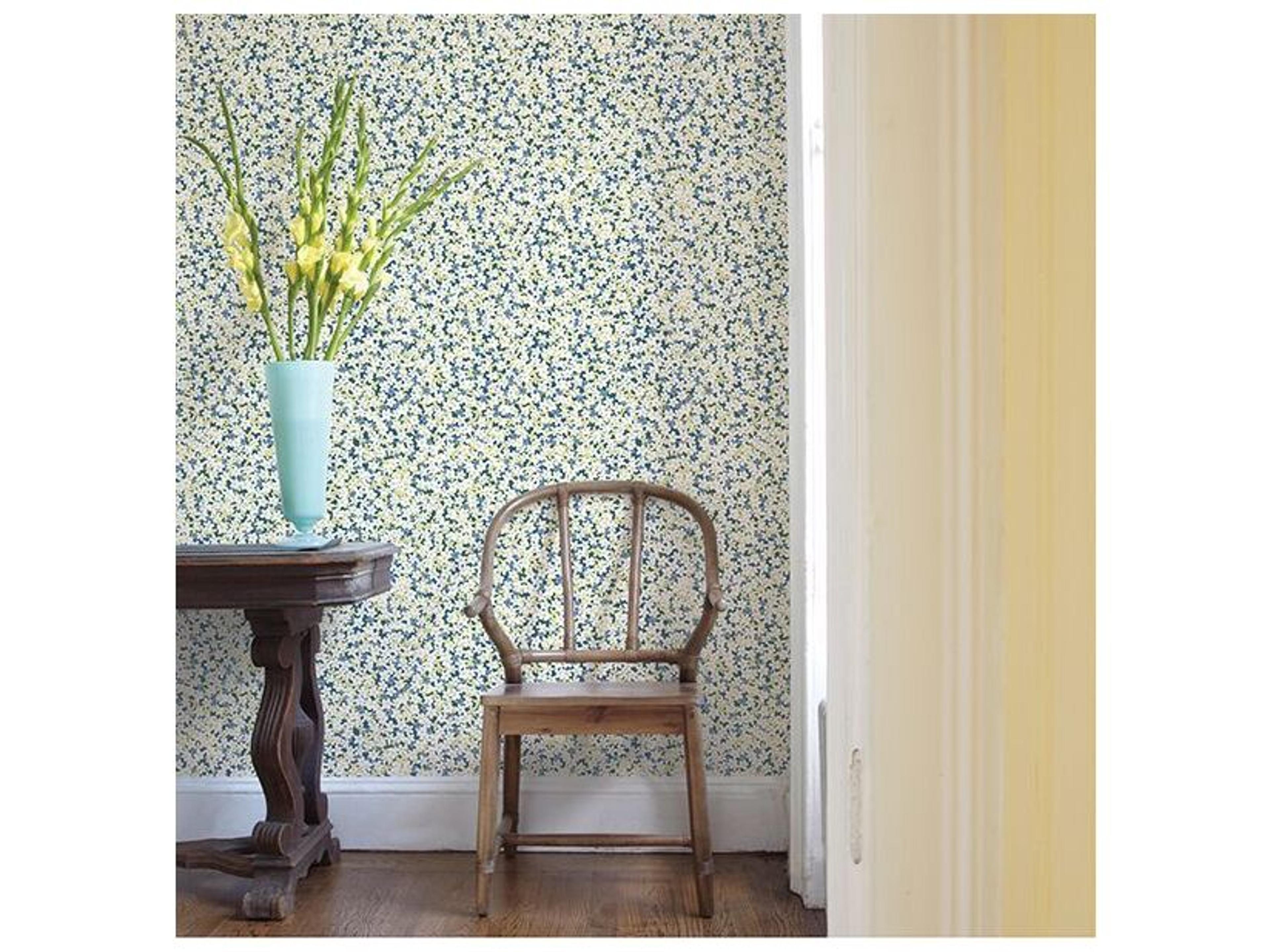 Brewster Home Fashions A-street Prints Giverny Blue Miniature Floral Wallpaper