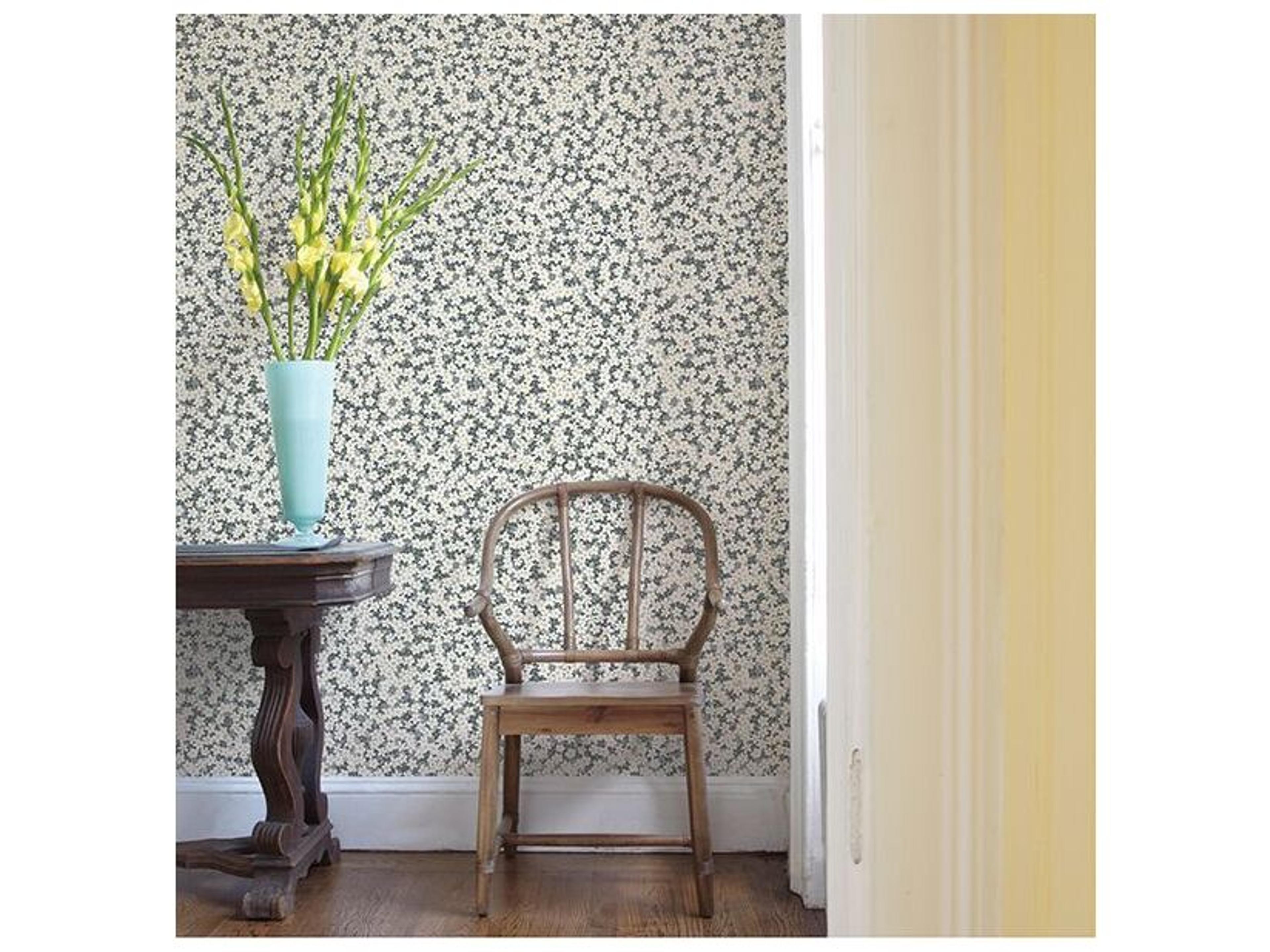 Brewster Home Fashions A-street Prints Giverny Grey Miniature Floral Wallpaper