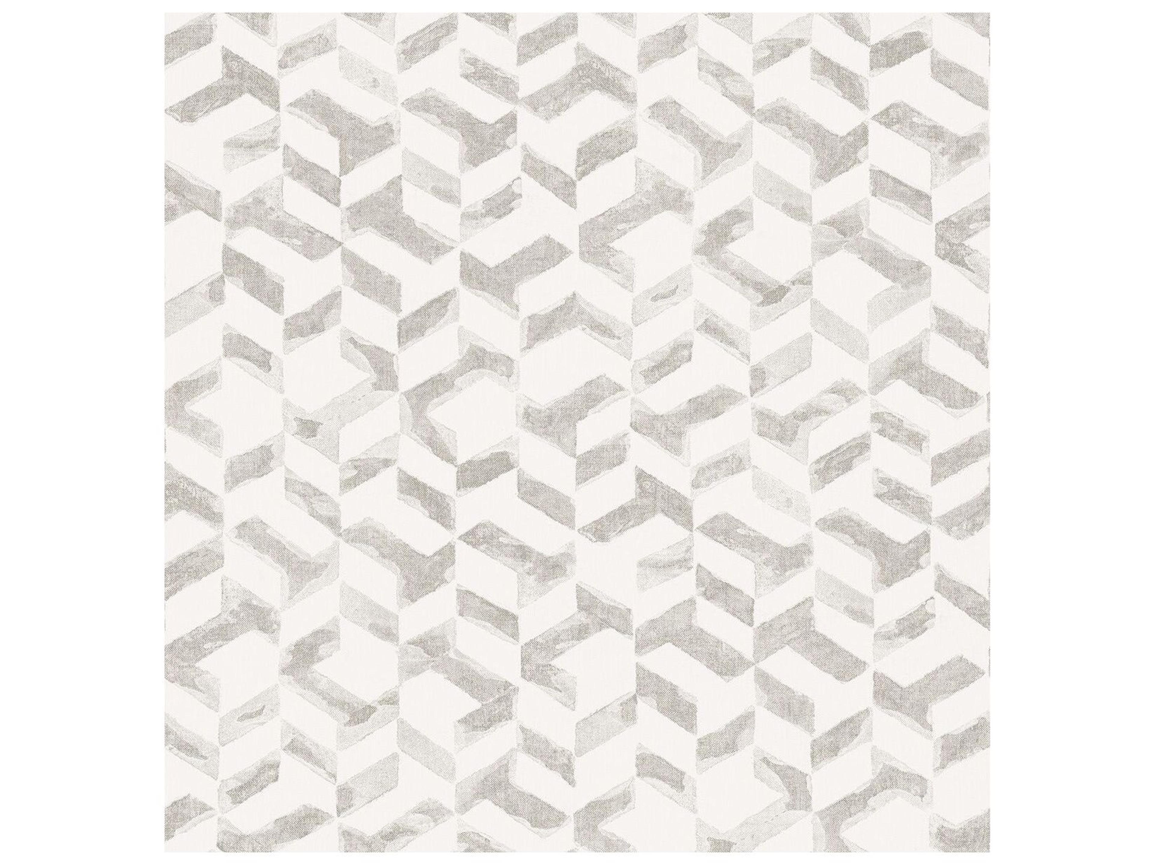 Brewster Home Fashions A-street Prints Instep Pewter Abstract Geometric Wallpaper