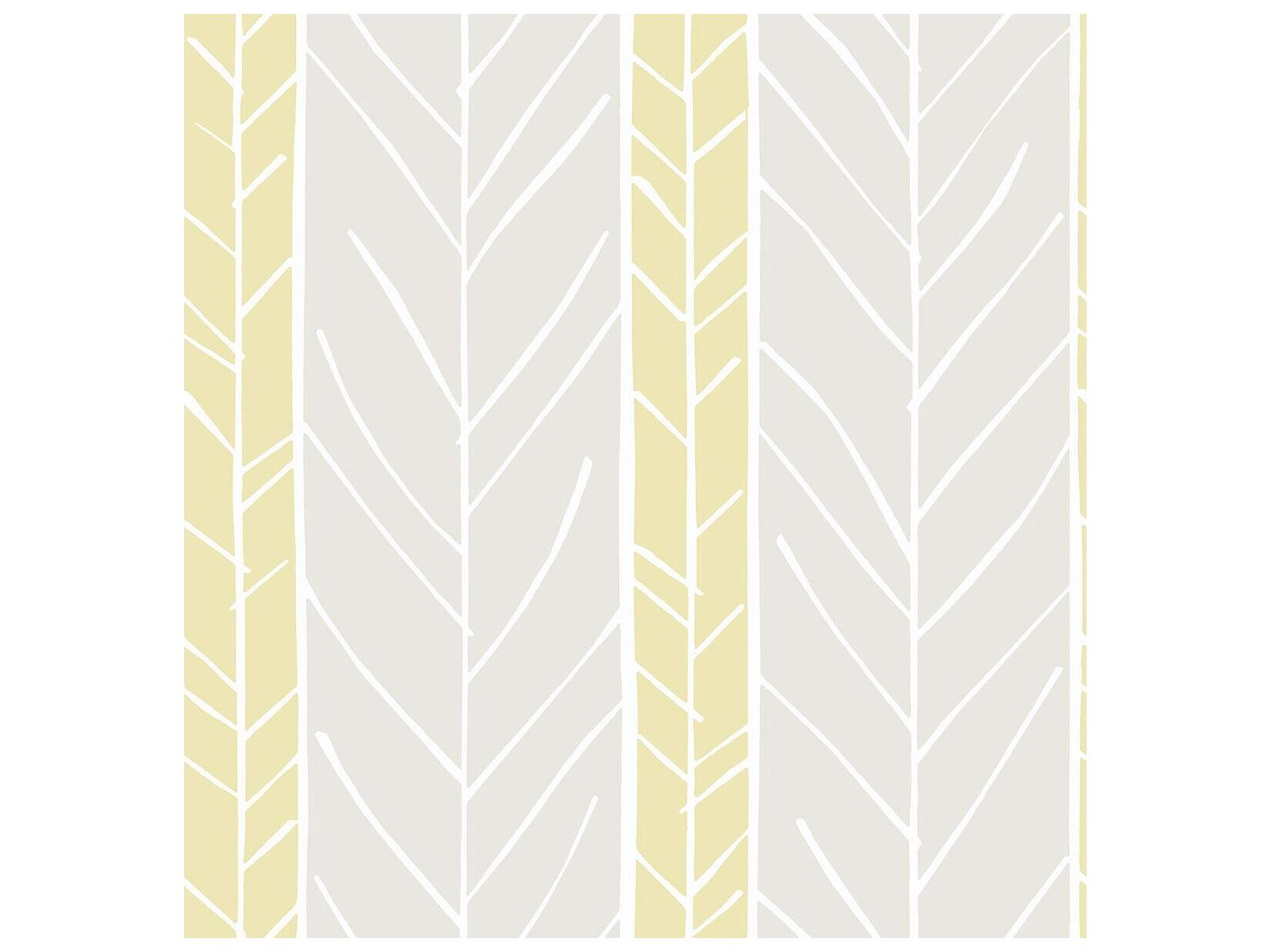 A-Street Prints Lottie Yellow Stripe Non-Woven Wallpaper