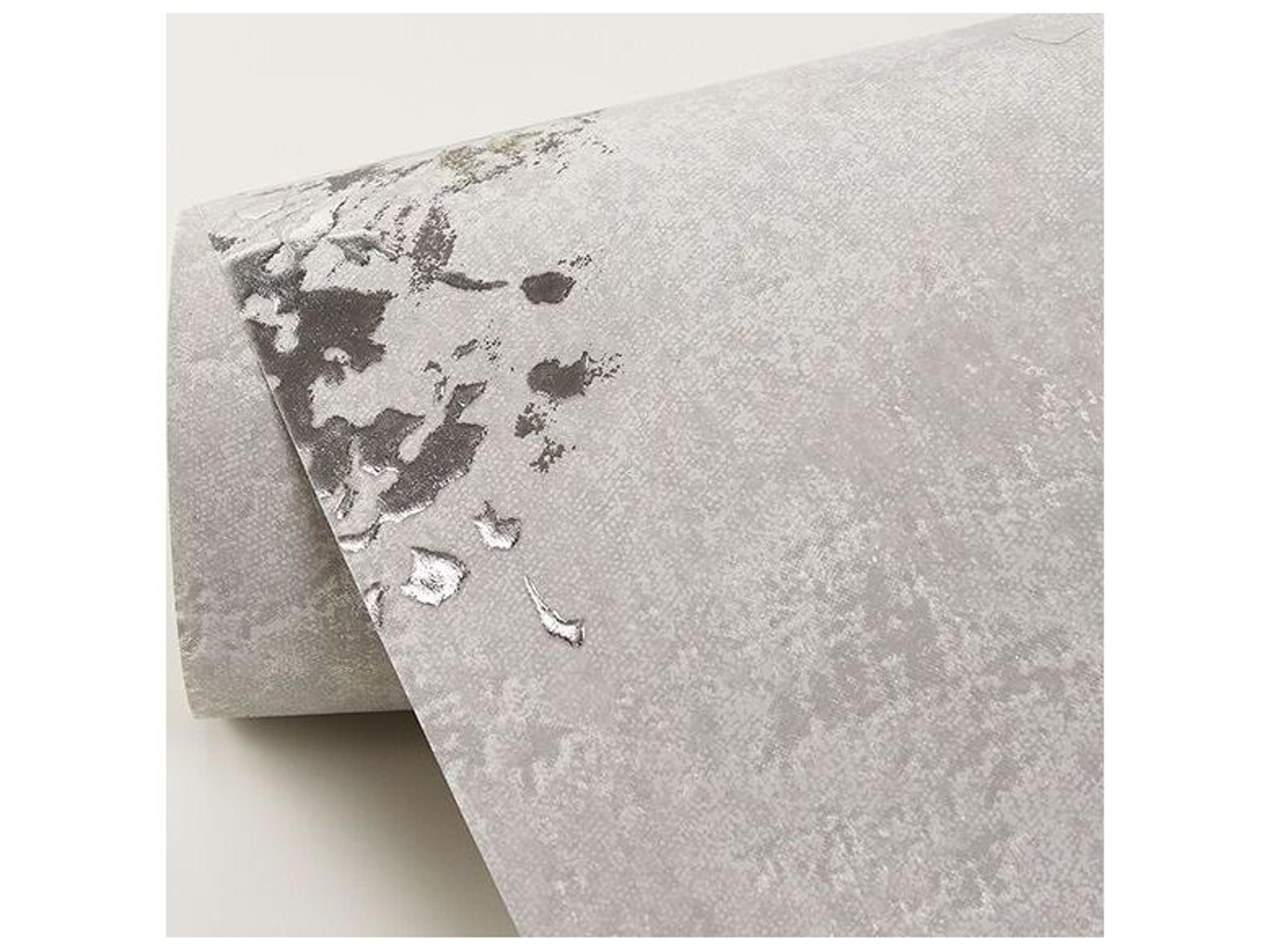 Brewster Home Fashions Fresh Start Kitchen & Bath Misty Grey Distressed Dandelion Wallpaper