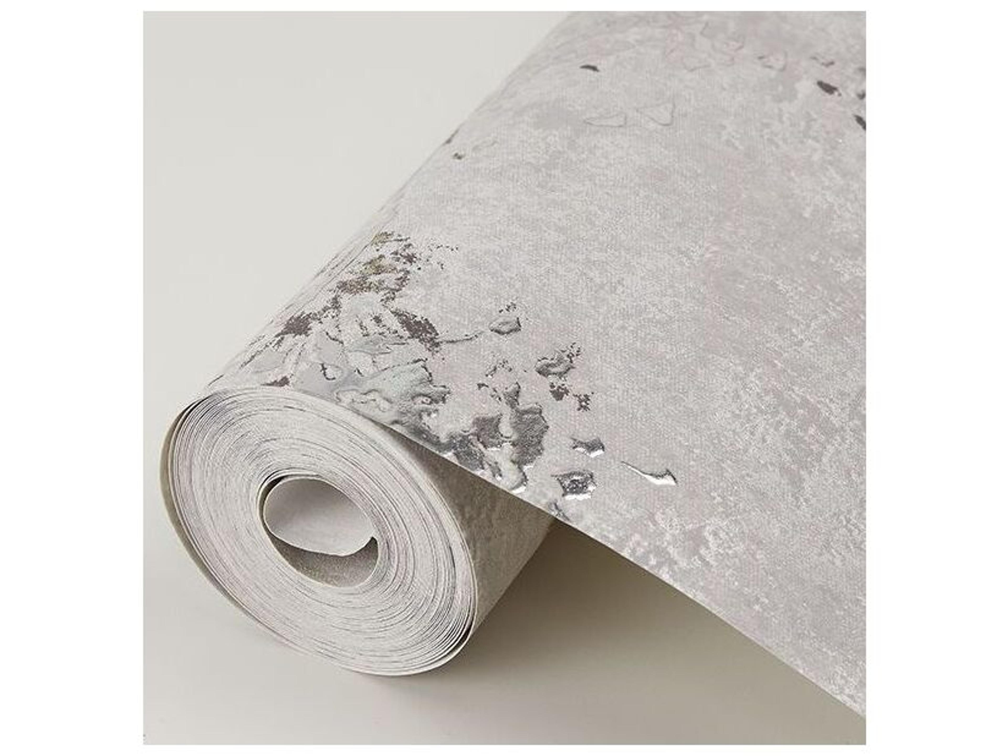 Brewster Home Fashions Fresh Start Kitchen & Bath Misty Grey Distressed Dandelion Wallpaper